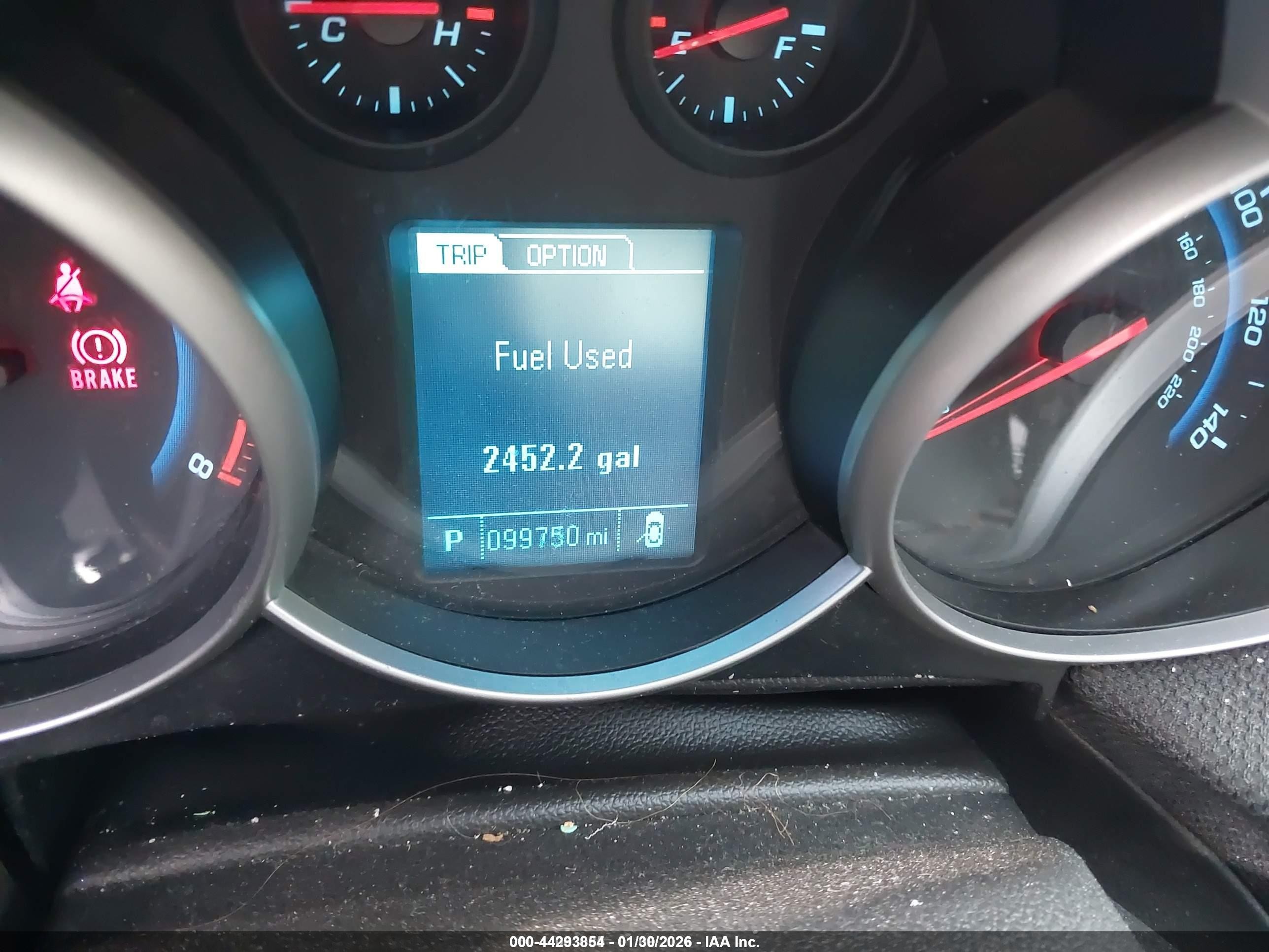 2014 Chevrolet Cruze 1lt Auto Серый vin: 1G1PC5SB3E7270784
