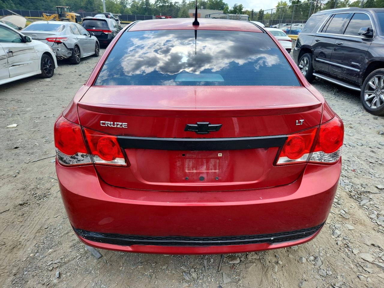 2014 Chevrolet Cruze Lt Red vin: 1G1PC5SB3E7270929