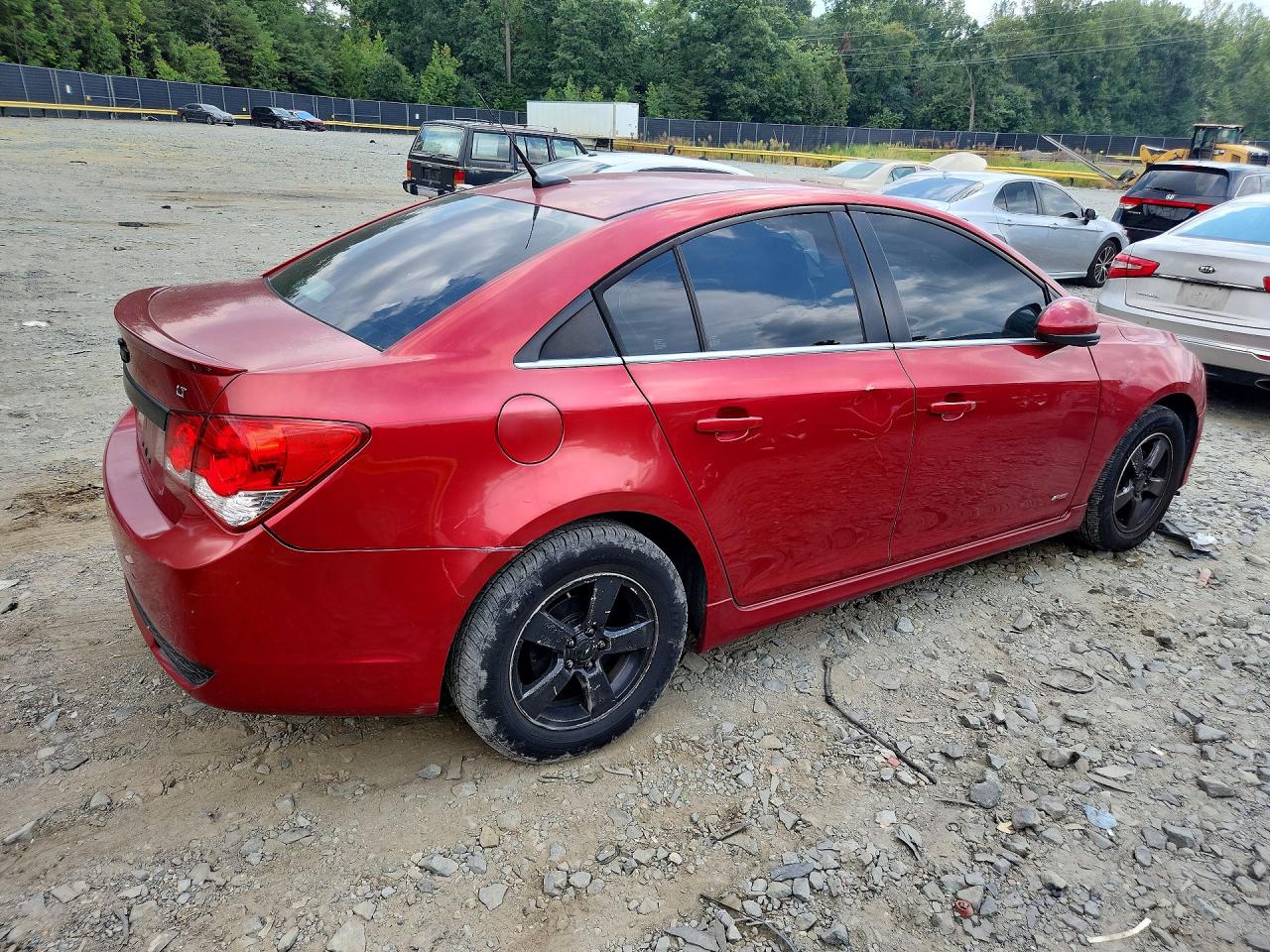 2014 Chevrolet Cruze Lt Red vin: 1G1PC5SB3E7270929