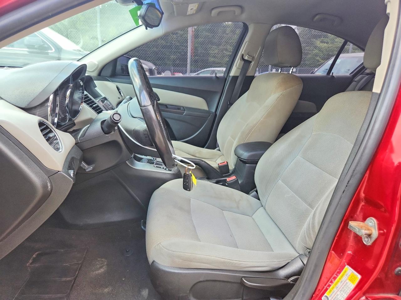 2014 Chevrolet Cruze Lt Red vin: 1G1PC5SB3E7270929
