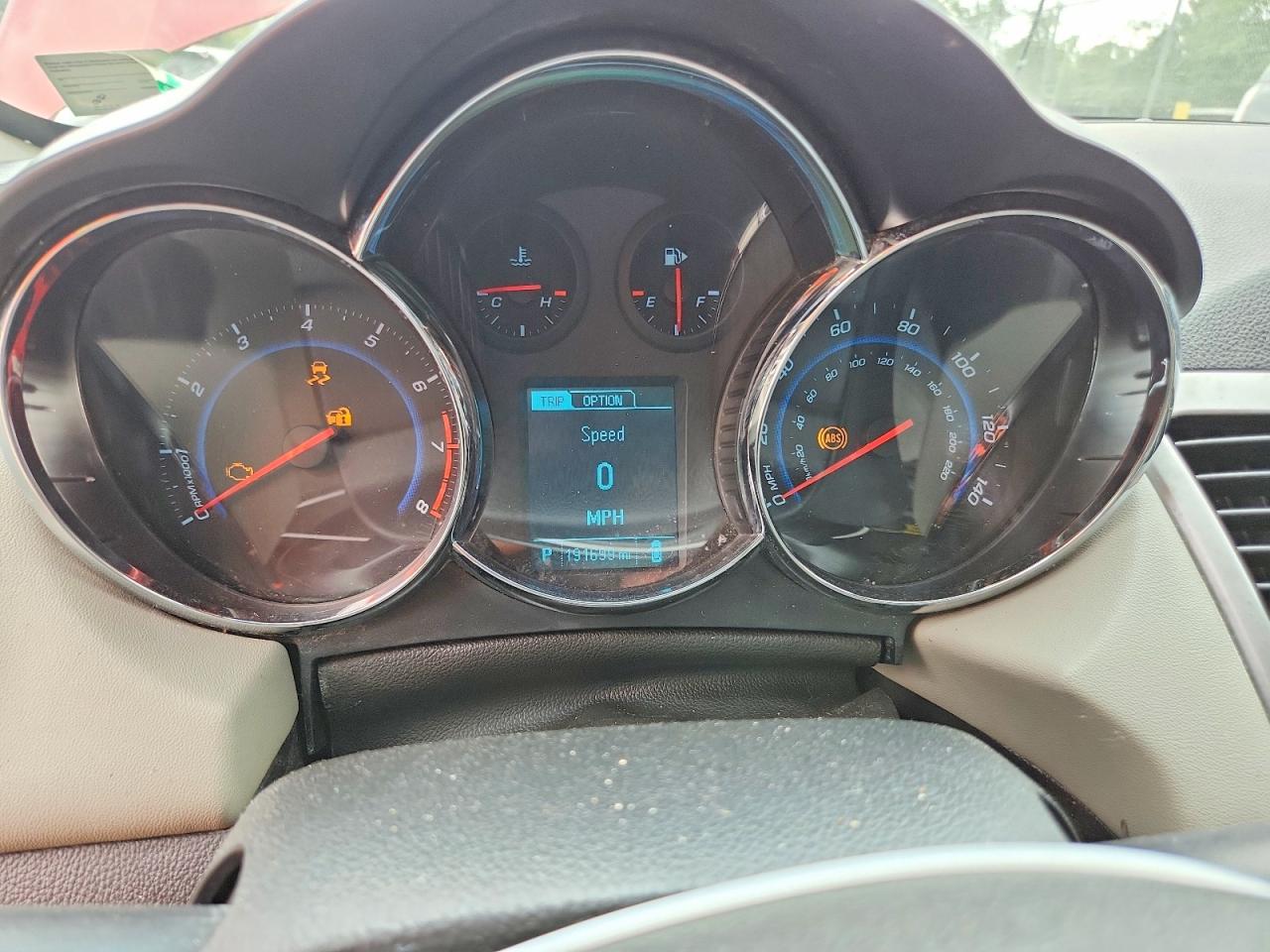 2014 Chevrolet Cruze Lt Red vin: 1G1PC5SB3E7270929