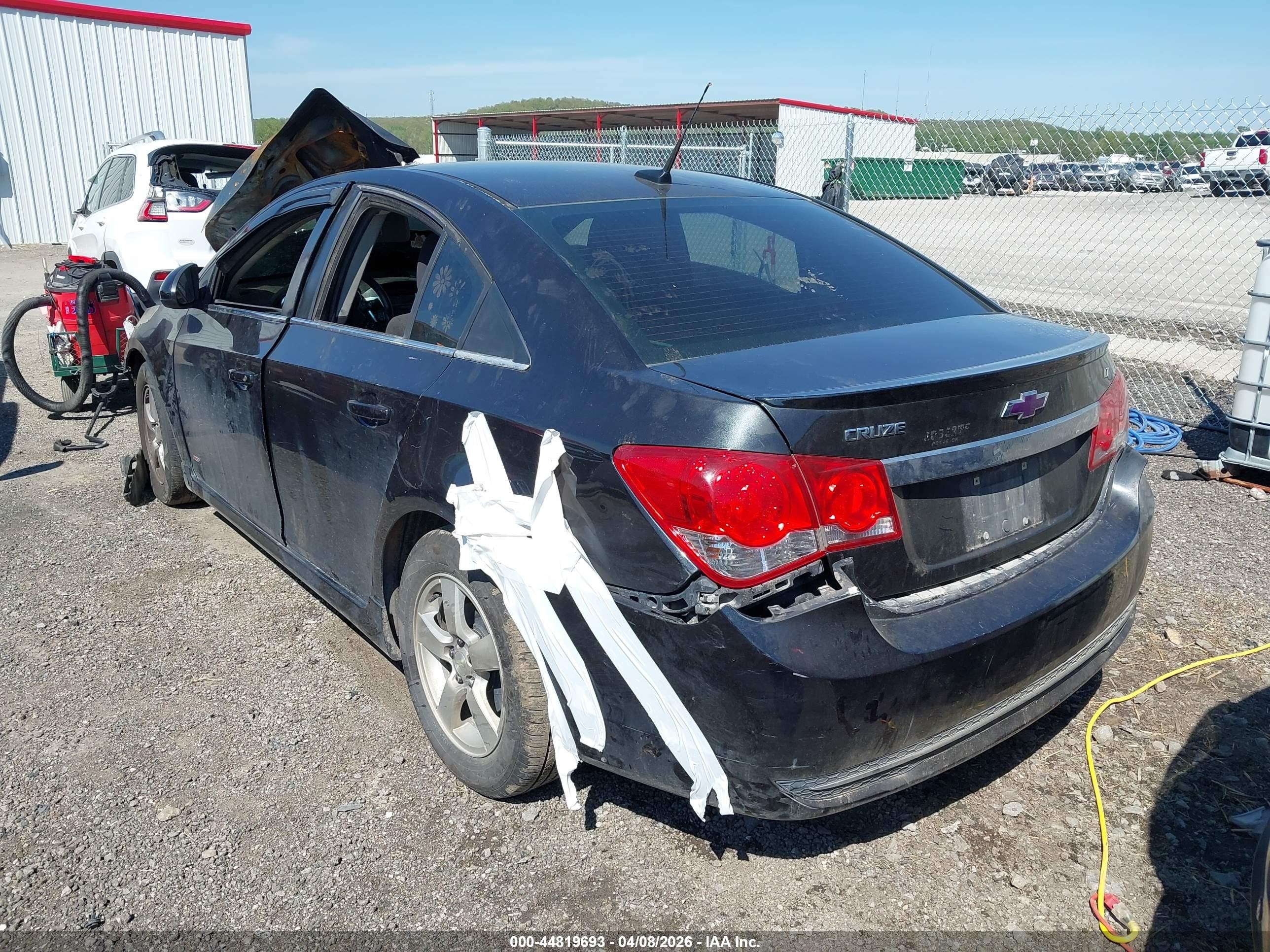 2014 Chevrolet Cruze 1lt Auto Black vin: 1G1PC5SB3E7302603
