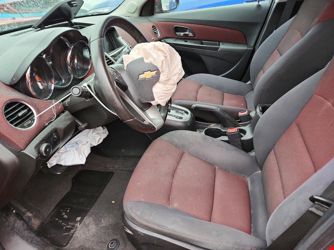 2014 Chevrolet Cruze Lt Red vin: 1G1PC5SB3E7310779