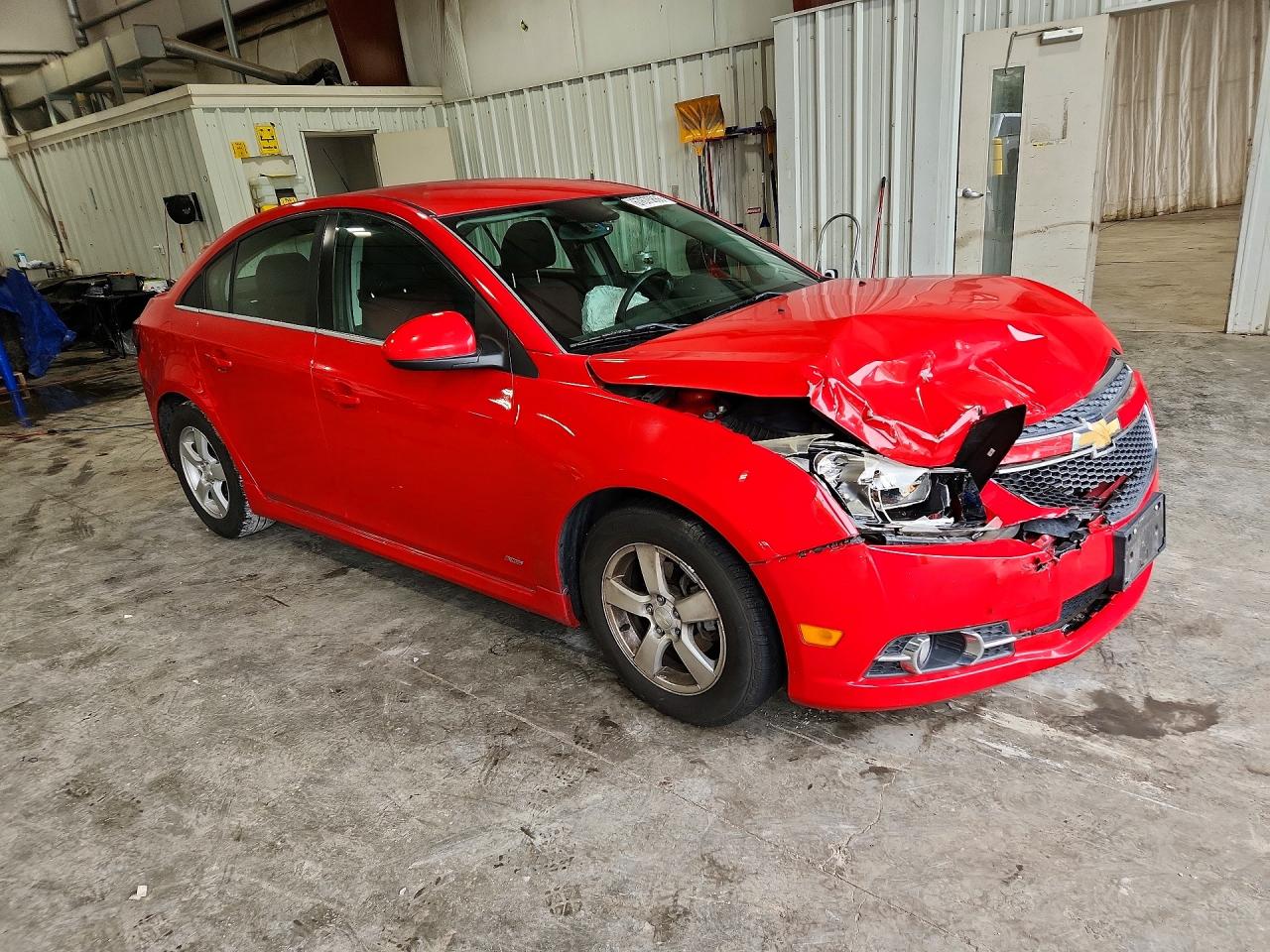 2014 Chevrolet Cruze Lt Red vin: 1G1PC5SB3E7310779