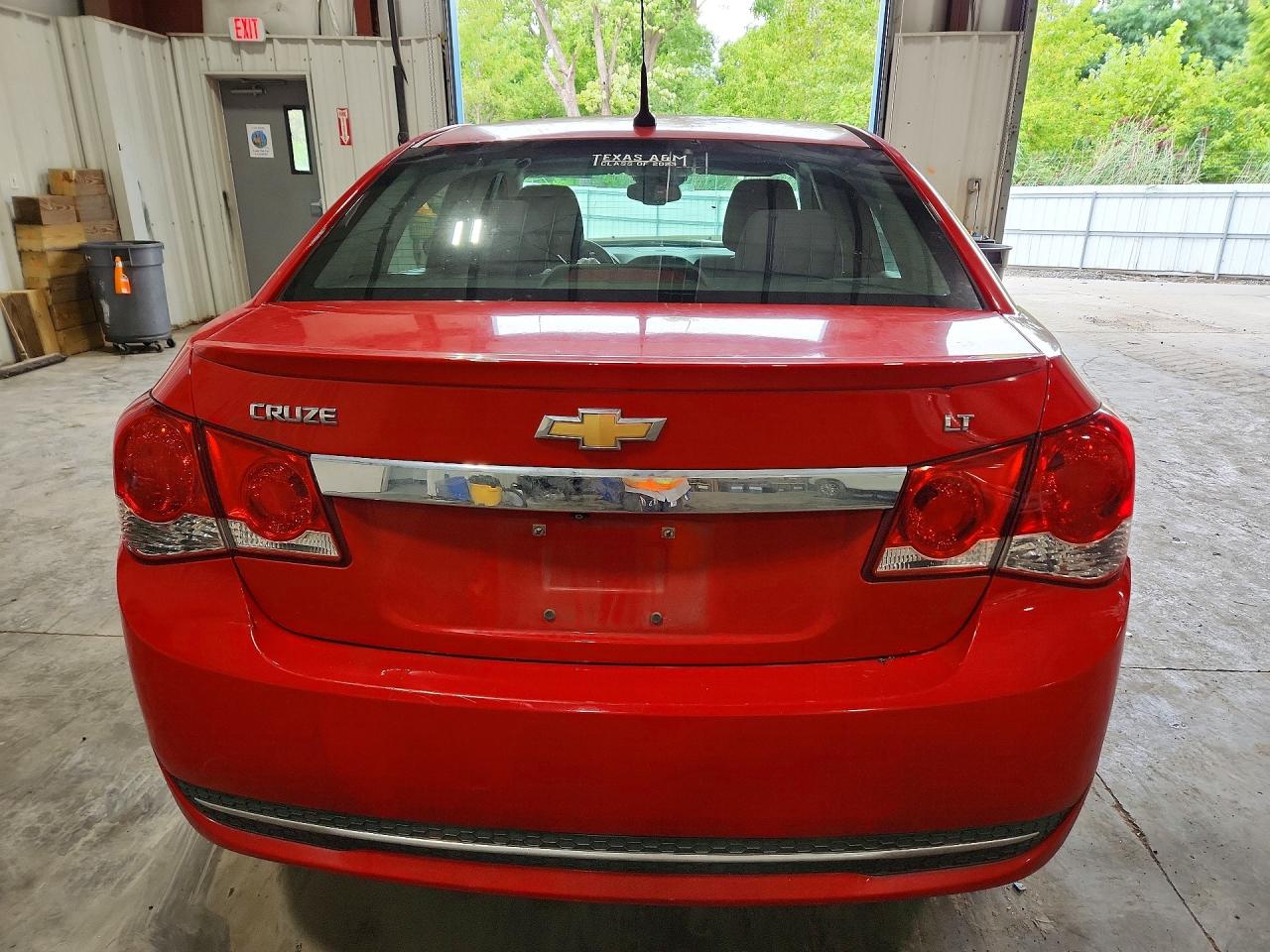 2014 Chevrolet Cruze Lt Red vin: 1G1PC5SB3E7310779