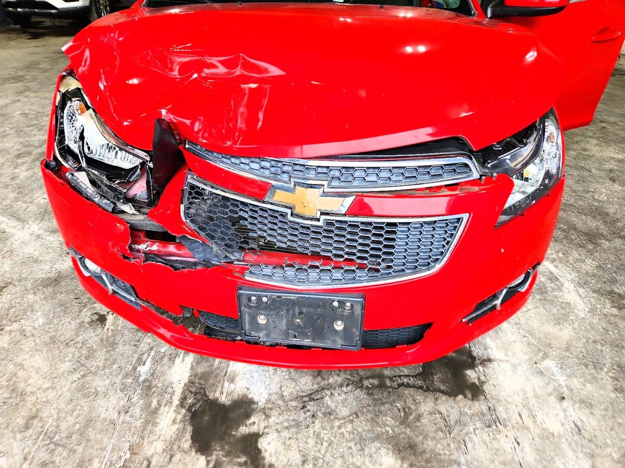 2014 Chevrolet Cruze Lt Red vin: 1G1PC5SB3E7310779
