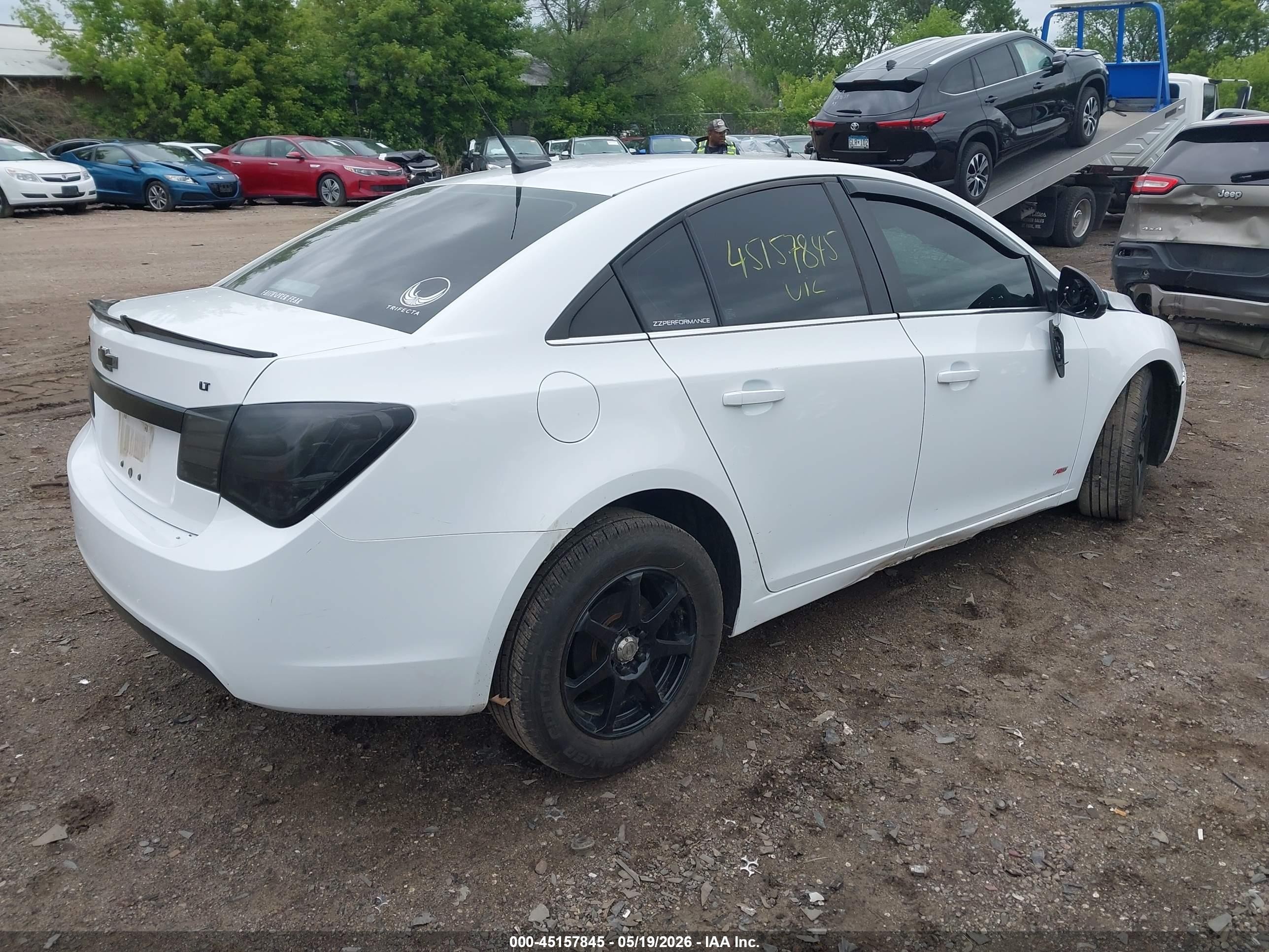 2014 Chevrolet Cruze 1lt Auto White vin: 1G1PC5SB3E7315139