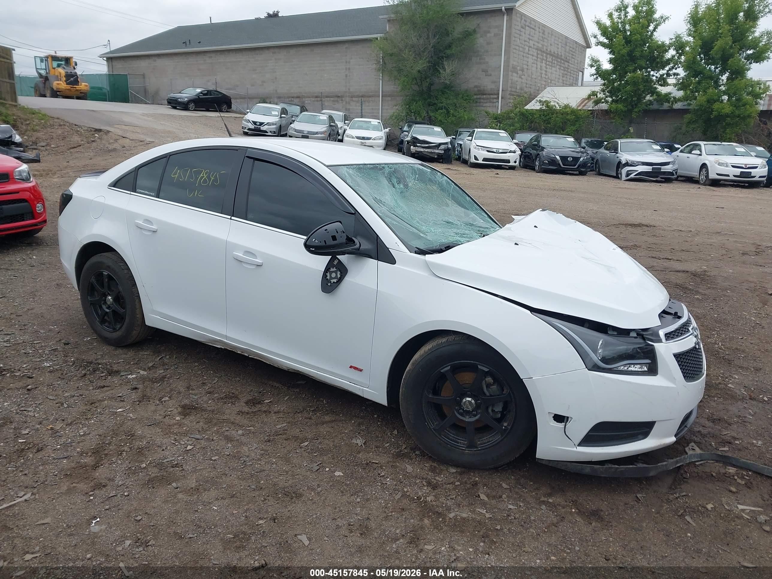 2014 Chevrolet Cruze 1lt Auto White vin: 1G1PC5SB3E7315139