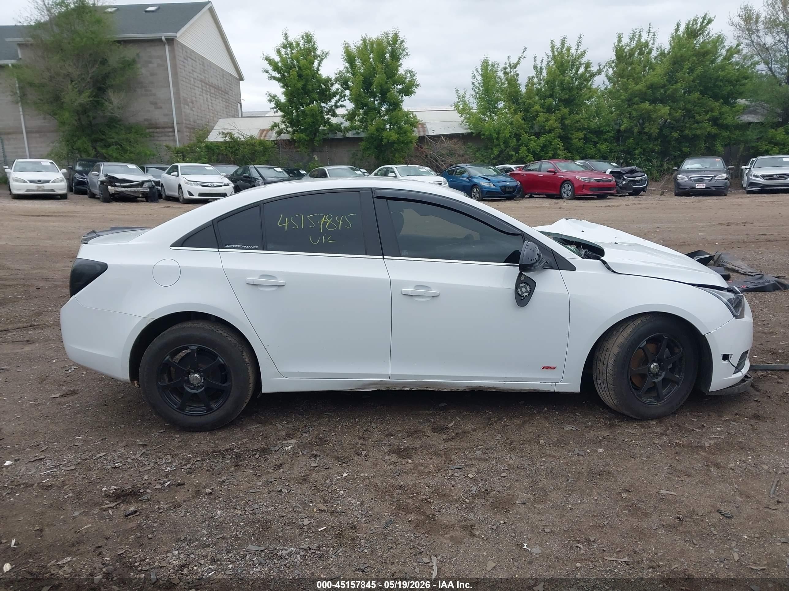 2014 Chevrolet Cruze 1lt Auto White vin: 1G1PC5SB3E7315139