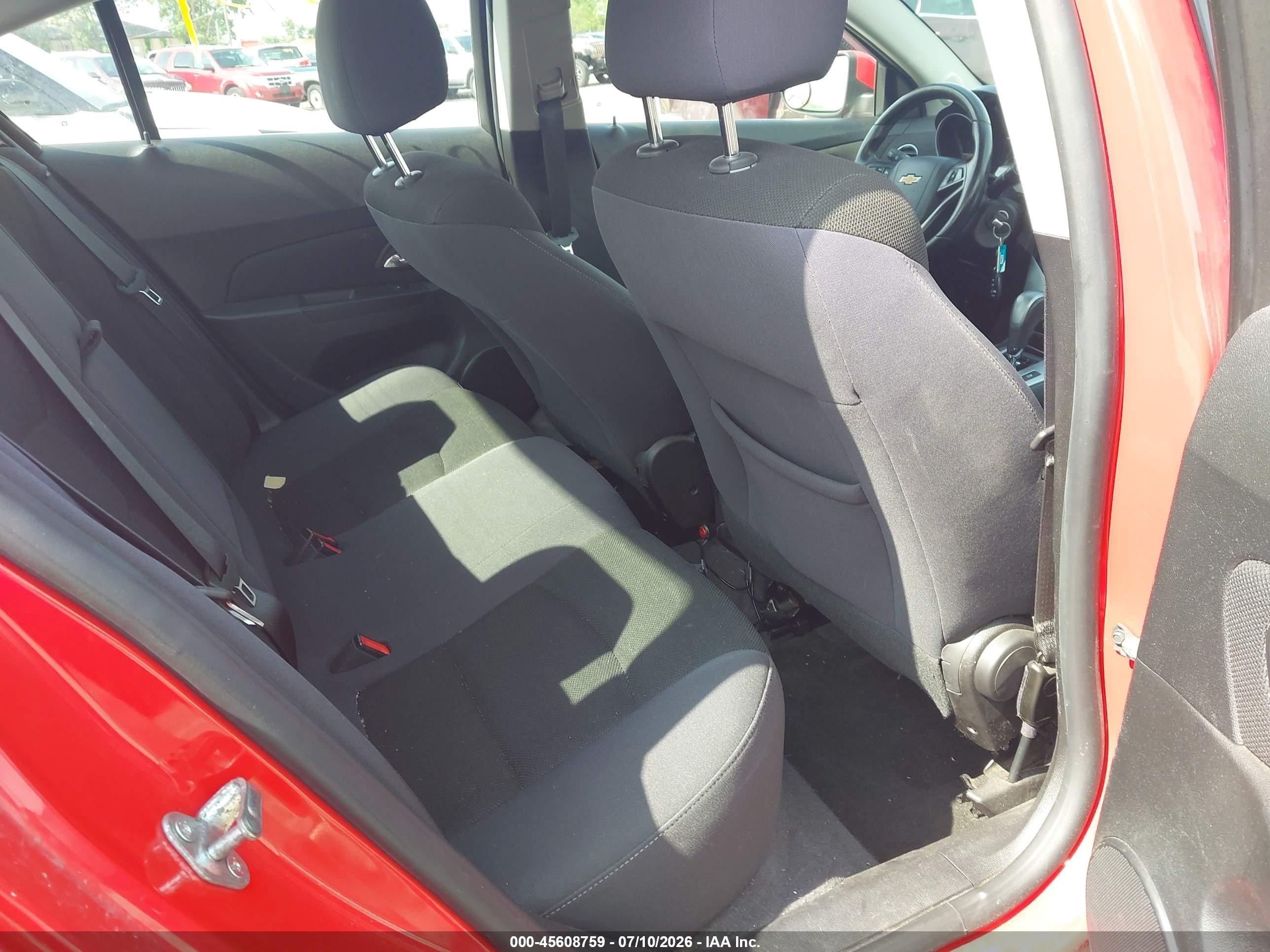 2014 Chevrolet Cruze 1lt Auto Red vin: 1G1PC5SB3E7342986