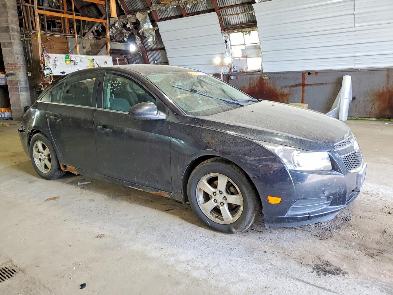 2014 Chevrolet Cruze Lt Black vin: 1G1PC5SB3E7343863