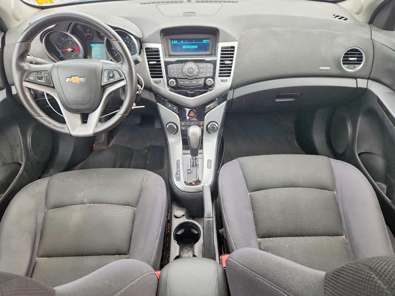 2014 Chevrolet Cruze Lt Black vin: 1G1PC5SB3E7346875