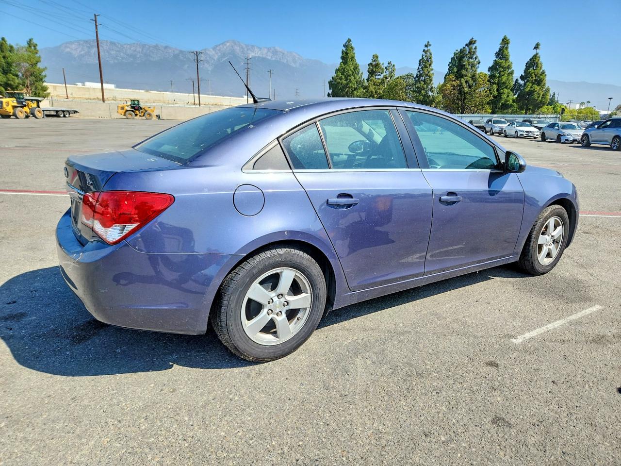 2014 Chevrolet Cruze Lt Blue vin: 1G1PC5SB3E7380055