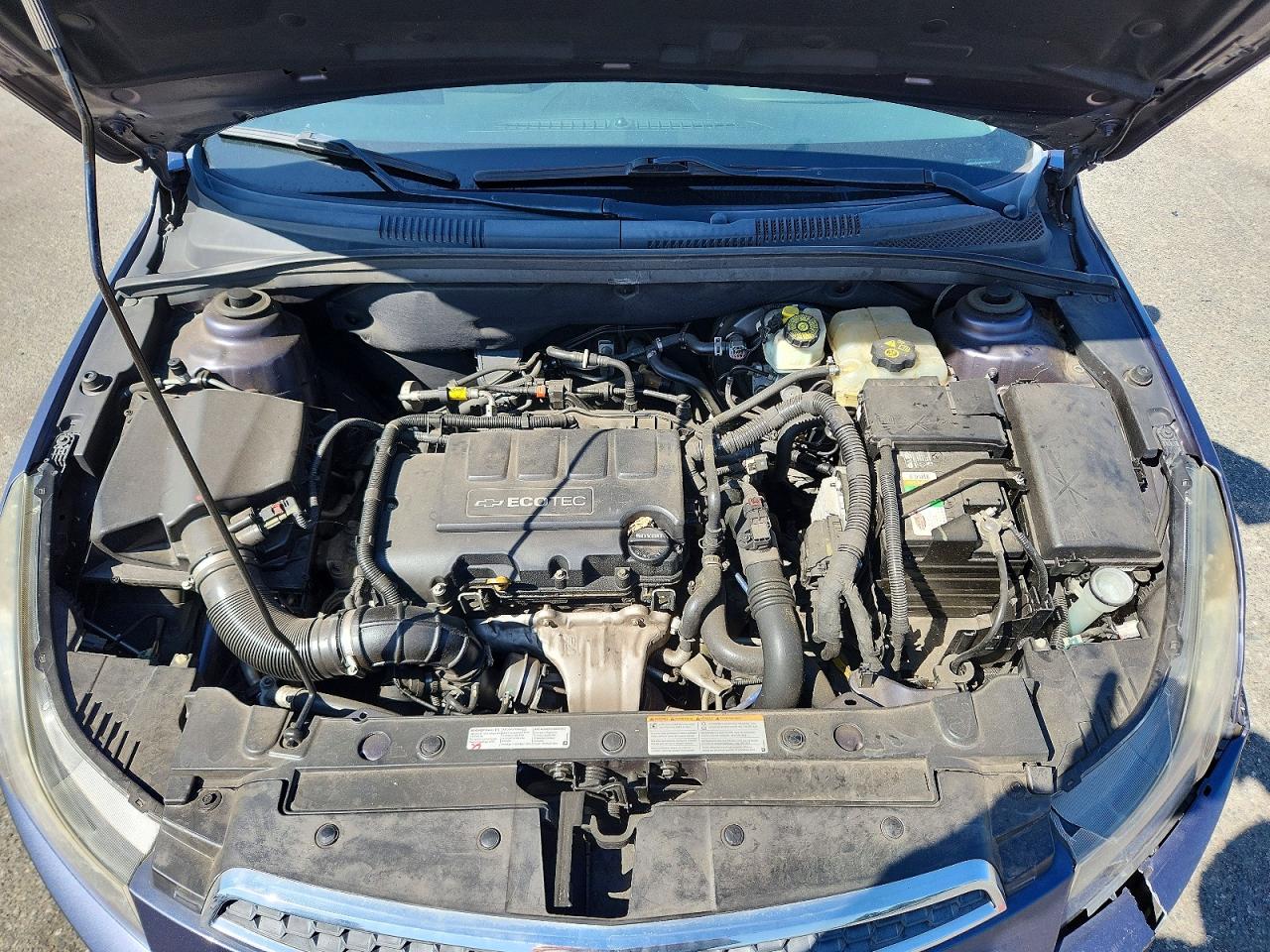 2014 Chevrolet Cruze Lt Blue vin: 1G1PC5SB3E7380055