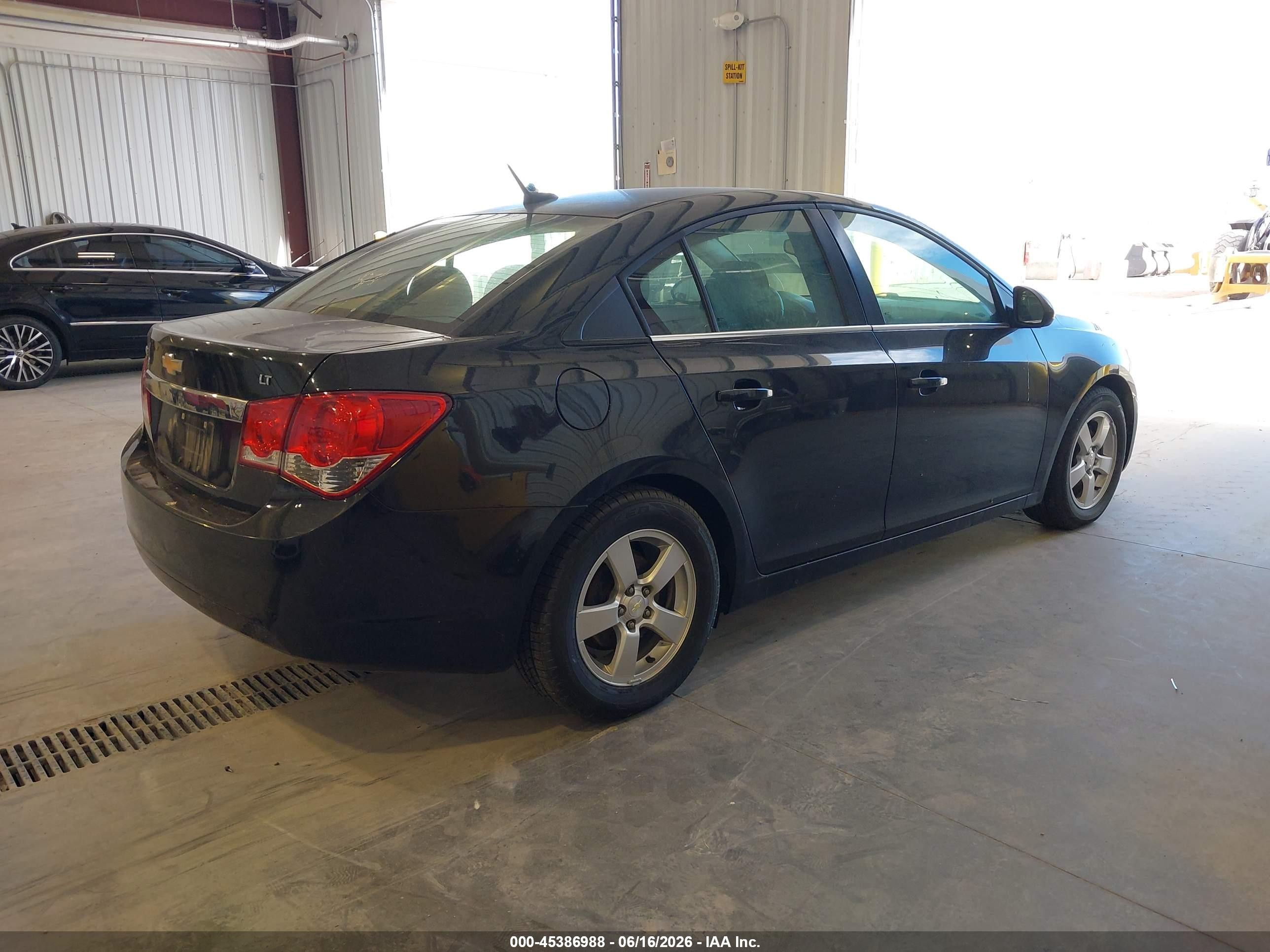2014 Chevrolet Cruze 1lt Auto Black vin: 1G1PC5SB3E7389662