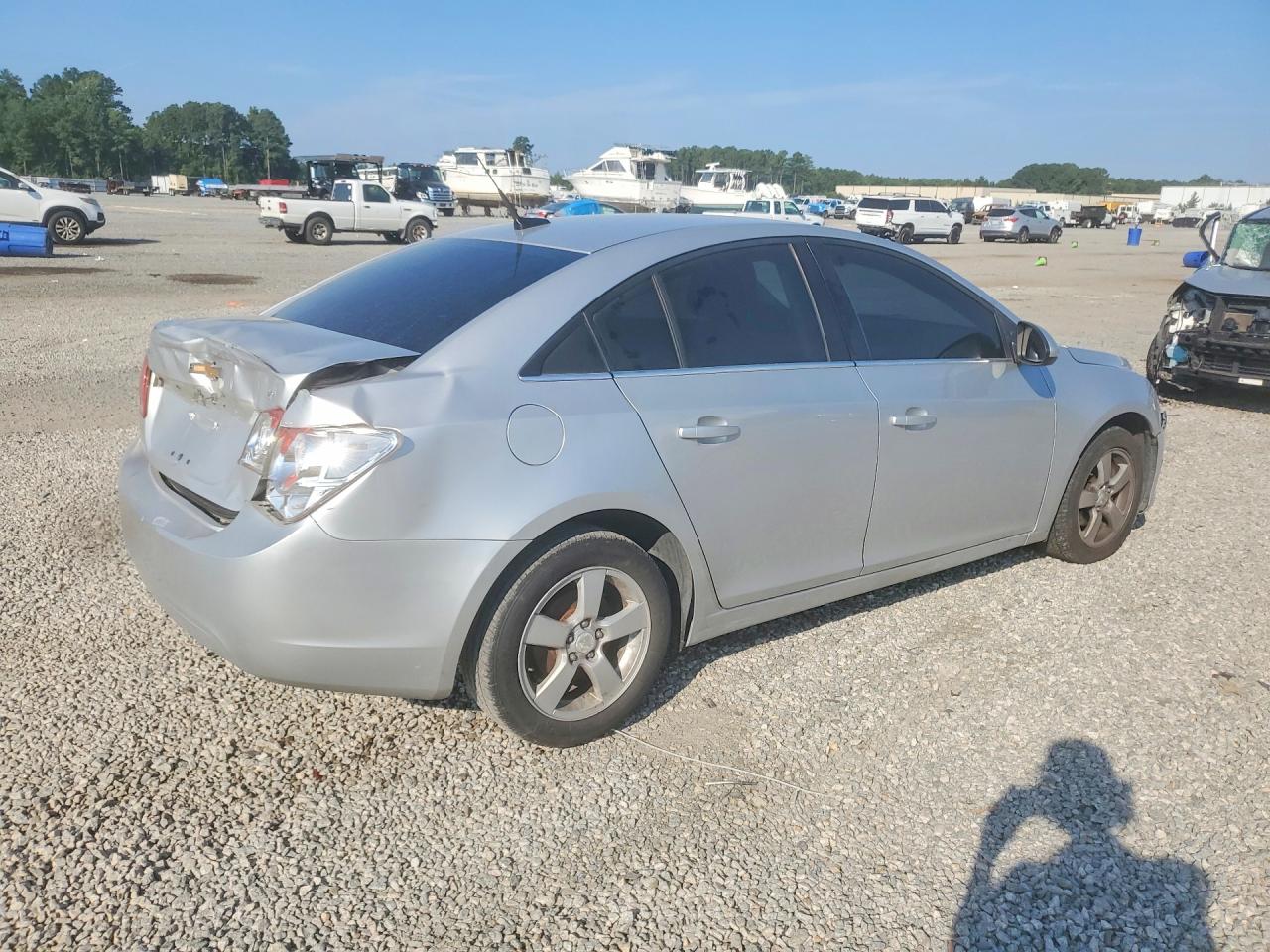 2014 Chevrolet Cruze Lt Silver vin: 1G1PC5SB3E7412325