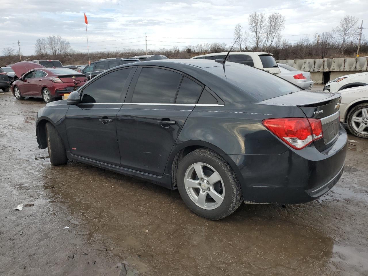 2014 Chevrolet Cruze Lt Black vin: 1G1PC5SB3E7429447