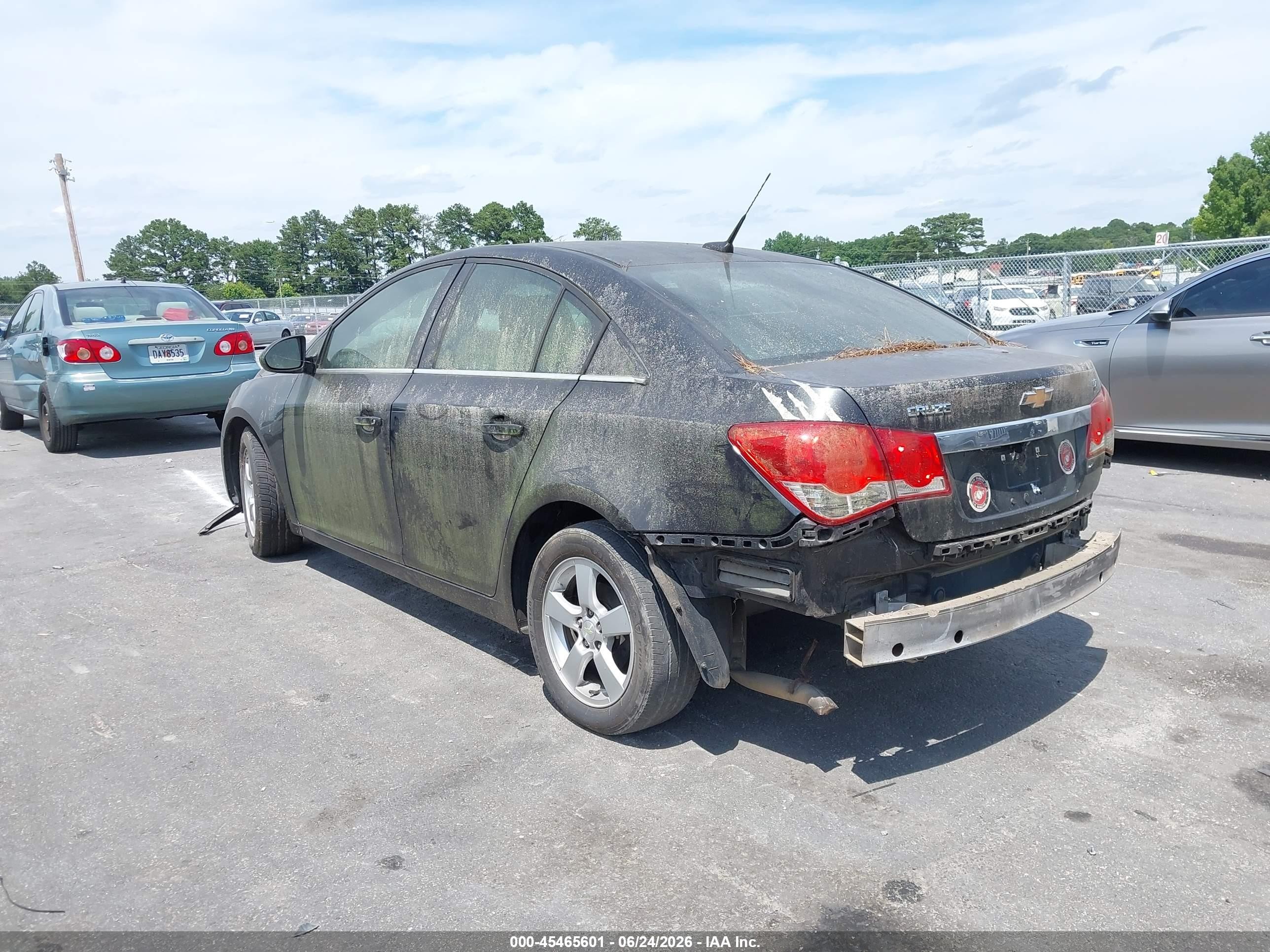 2014 Chevrolet Cruze 1lt Auto Black vin: 1G1PC5SB3E7443073