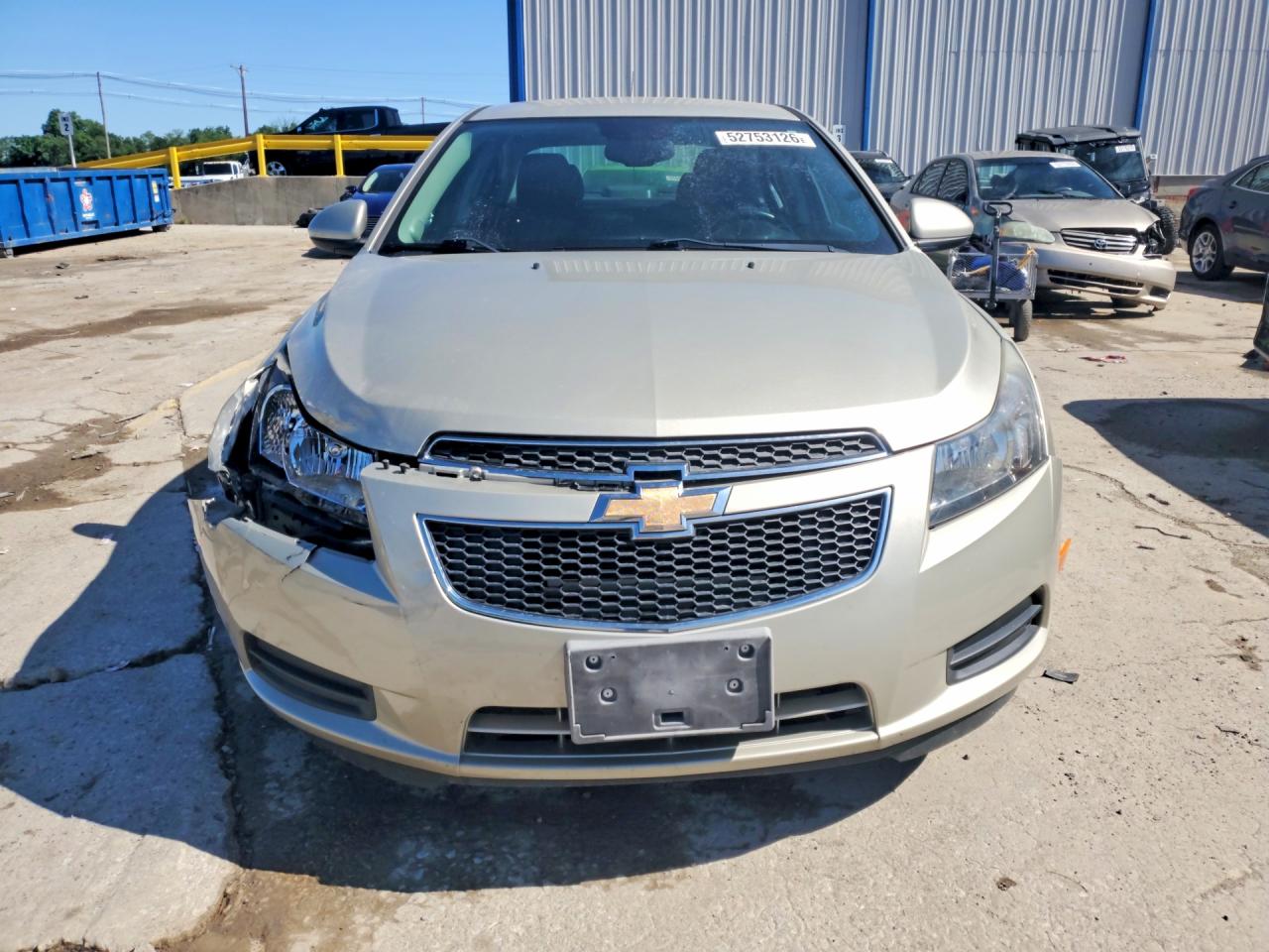 2014 Chevrolet Cruze Lt Beige vin: 1G1PC5SB3E7462884