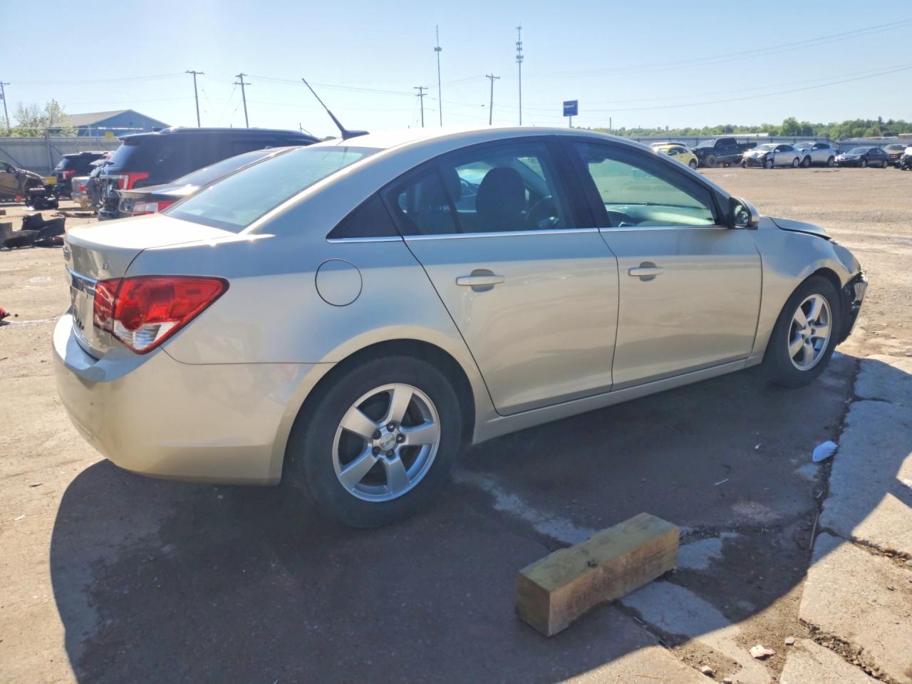 2014 Chevrolet Cruze Lt Beige vin: 1G1PC5SB3E7462884