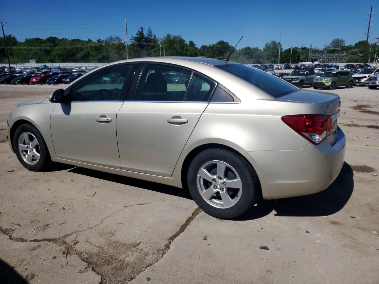 2014 Chevrolet Cruze Lt Beige vin: 1G1PC5SB3E7462884