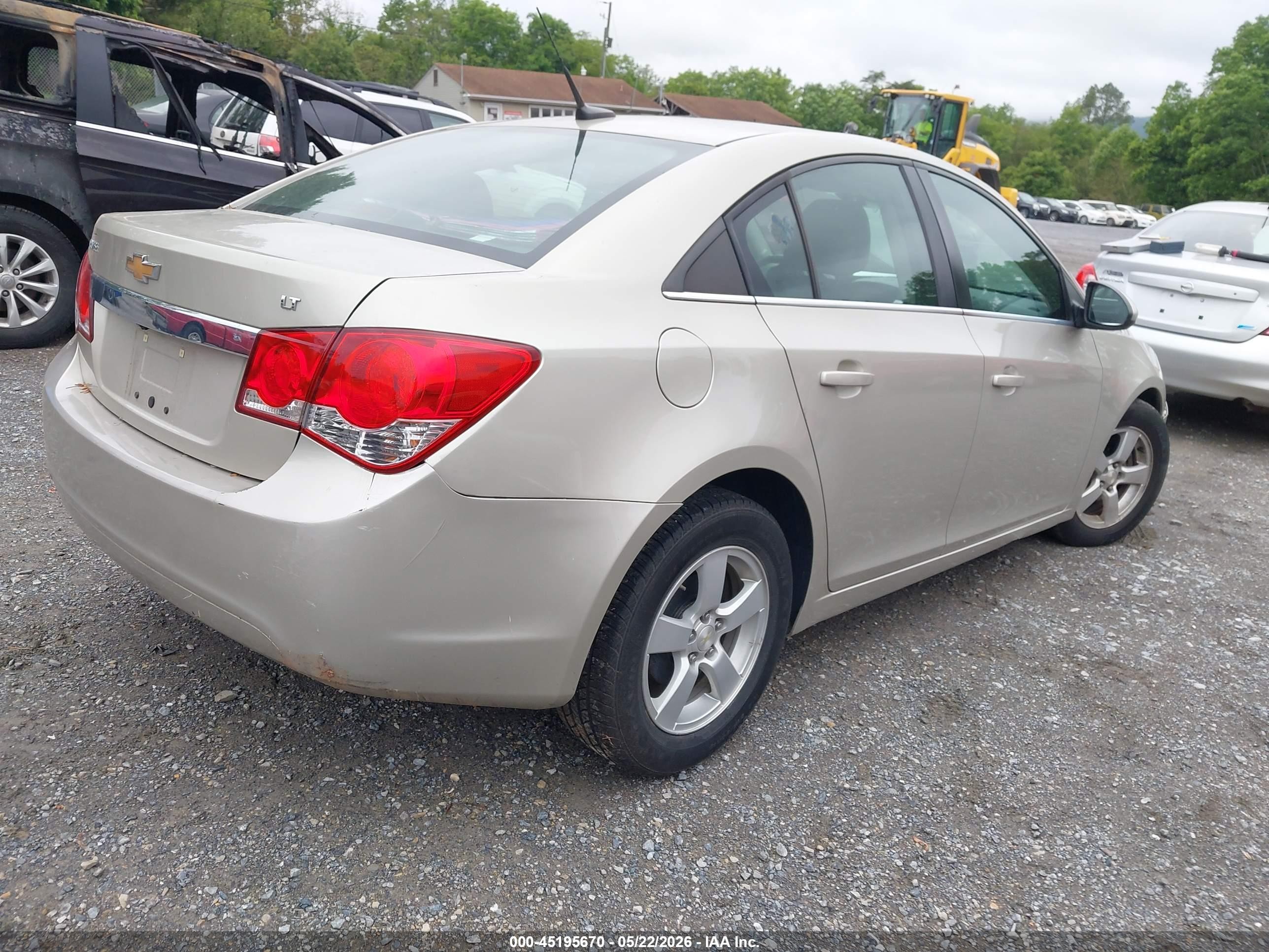 2014 Chevrolet Cruze 1lt Auto Gold vin: 1G1PC5SB3E7466336