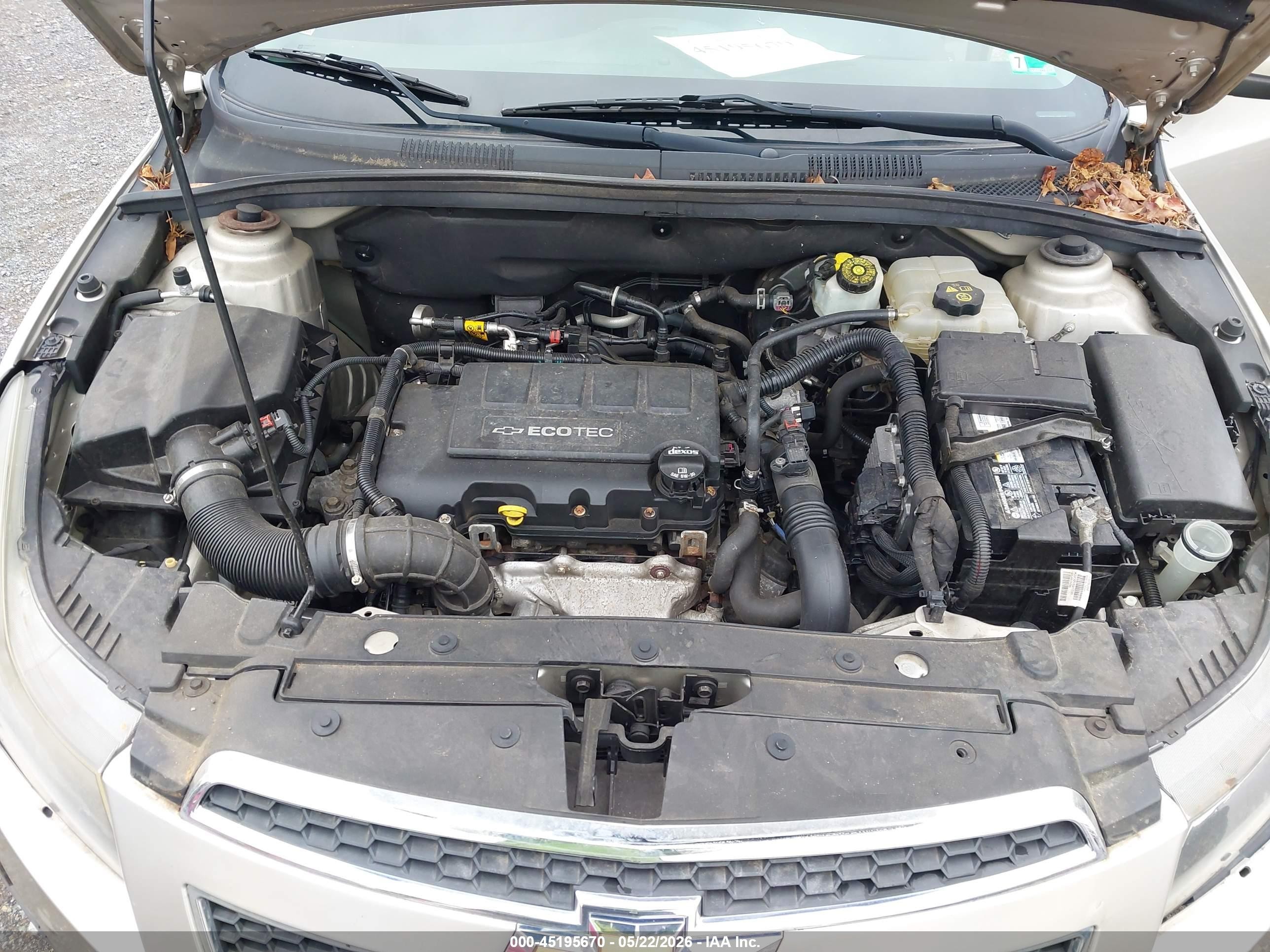 2014 Chevrolet Cruze 1lt Auto Gold vin: 1G1PC5SB3E7466336