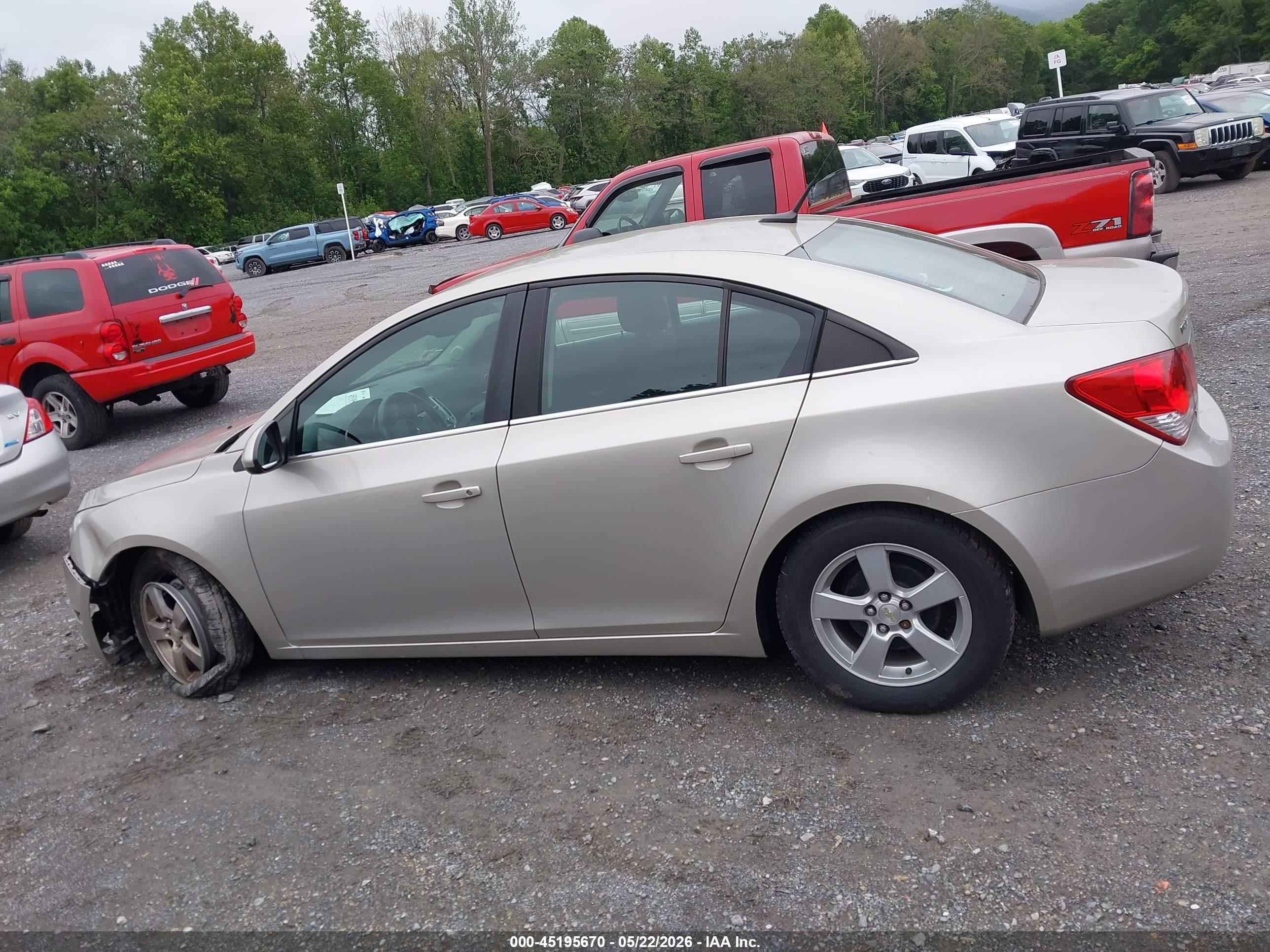 2014 Chevrolet Cruze 1lt Auto Gold vin: 1G1PC5SB3E7466336