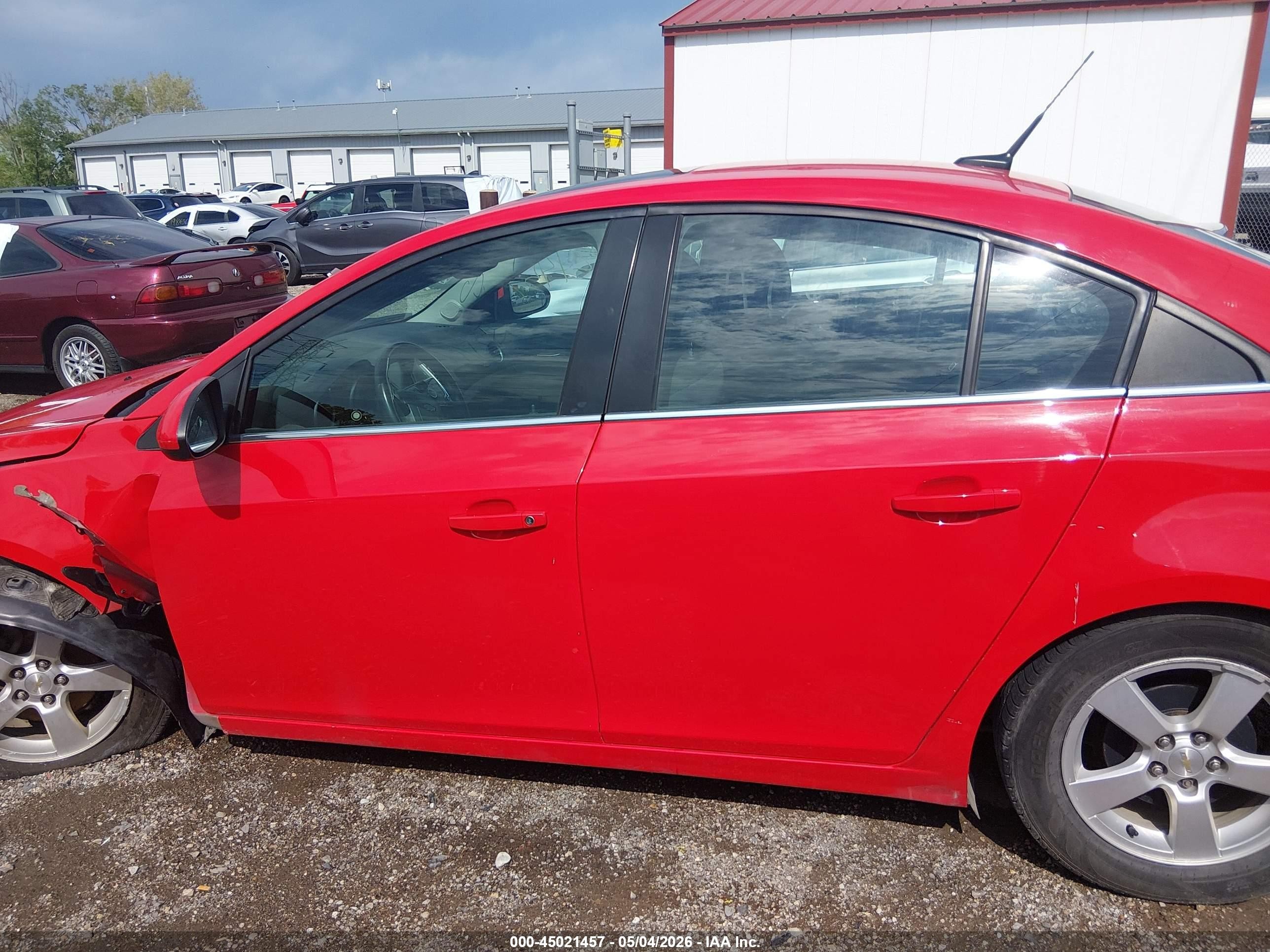 2014 Chevrolet Cruze 1lt Auto Red vin: 1G1PC5SB3E7473691