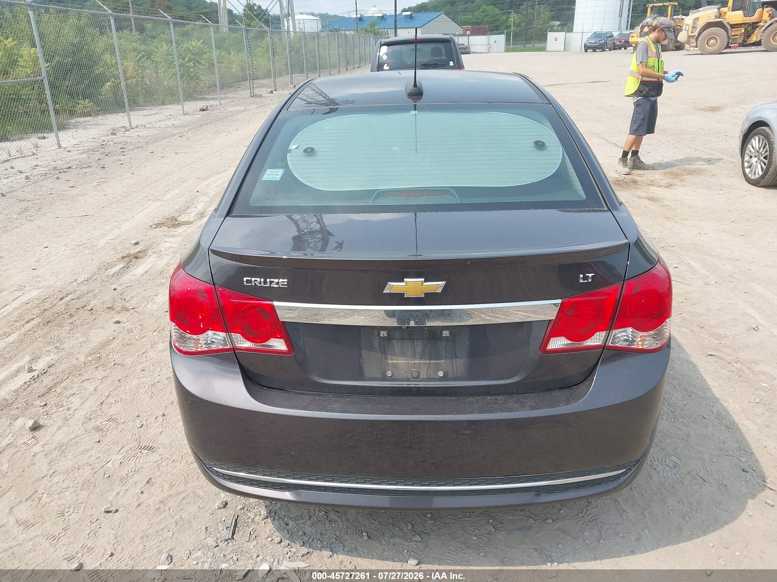 2015 Chevrolet Cruze 1lt Auto Black vin: 1G1PC5SB3F7120773