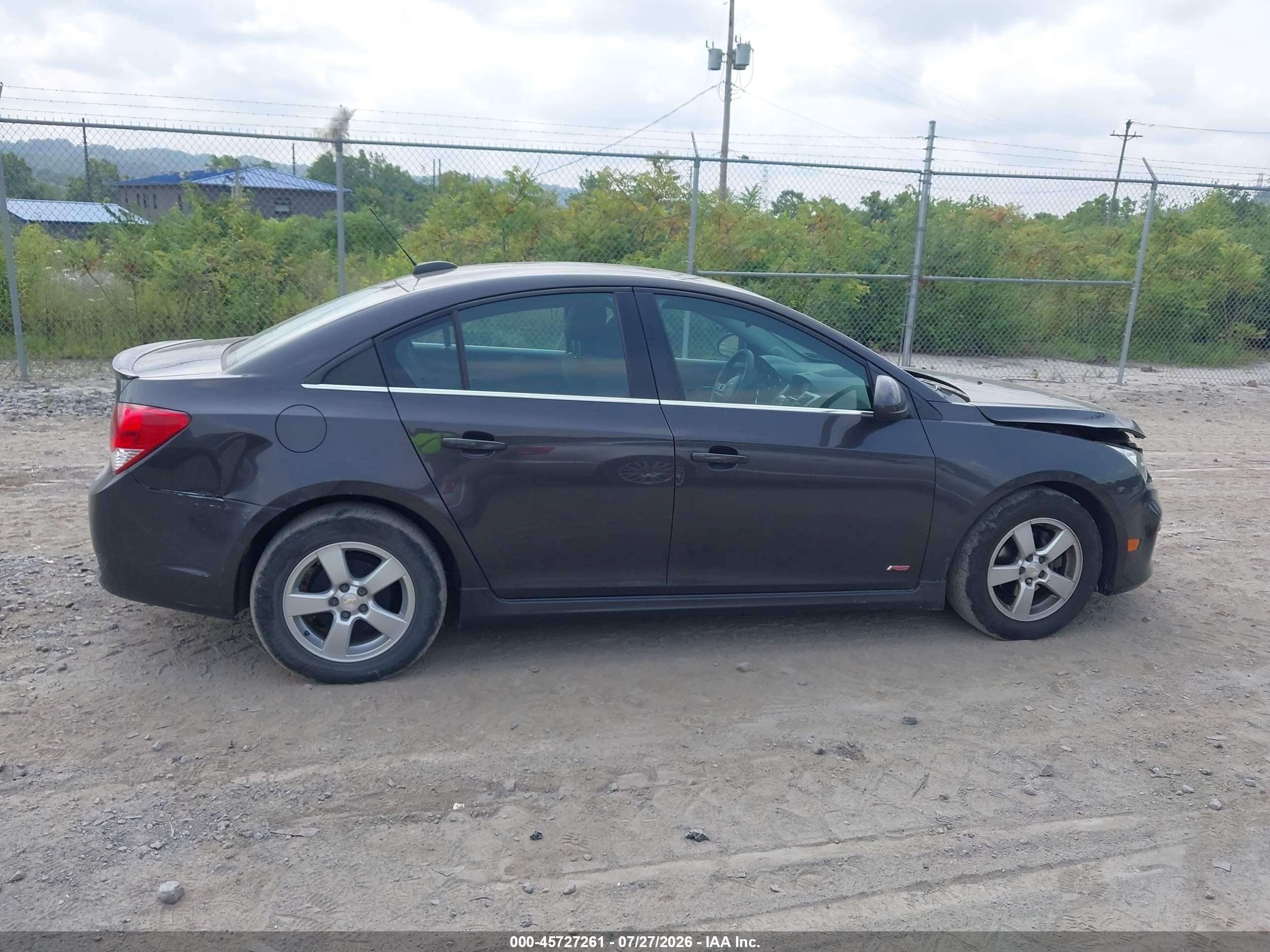 2015 Chevrolet Cruze 1lt Auto Black vin: 1G1PC5SB3F7120773