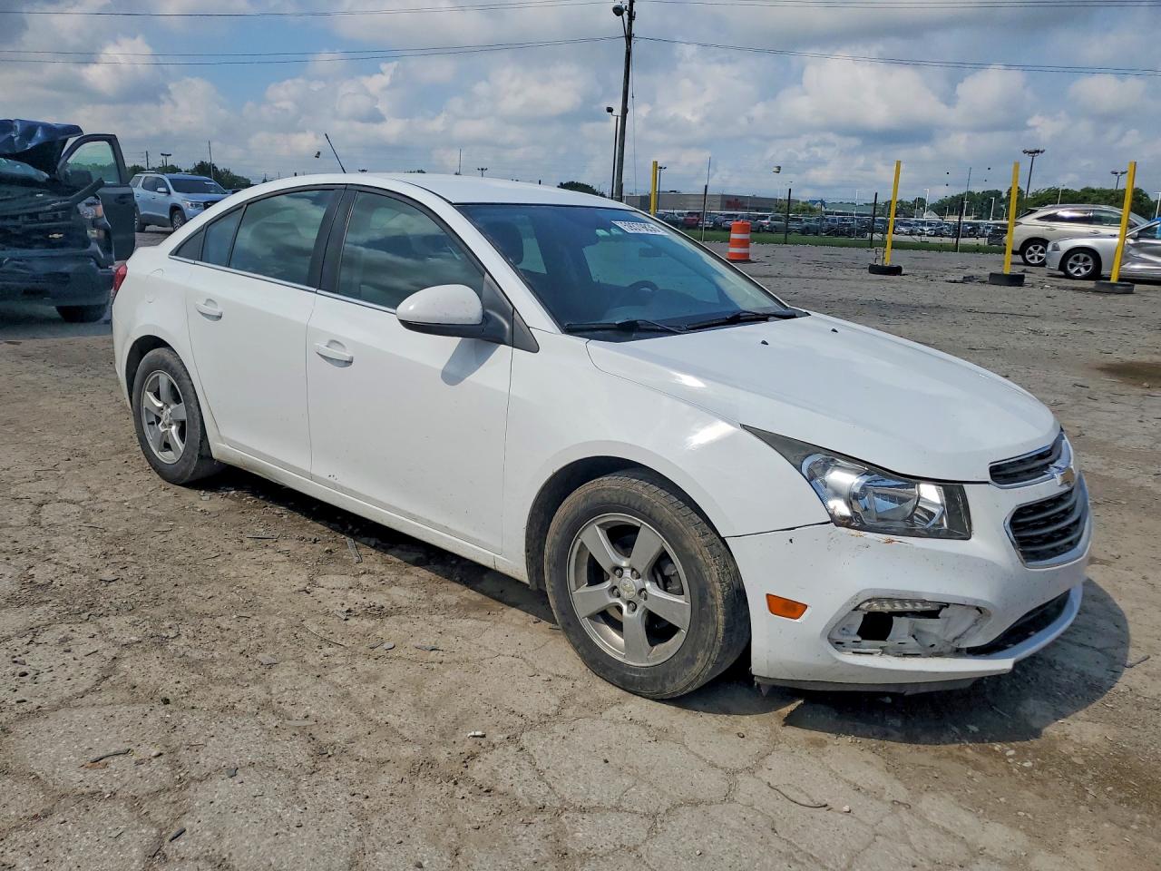 2015 Chevrolet Cruze Lt White vin: 1G1PC5SB3F7137105