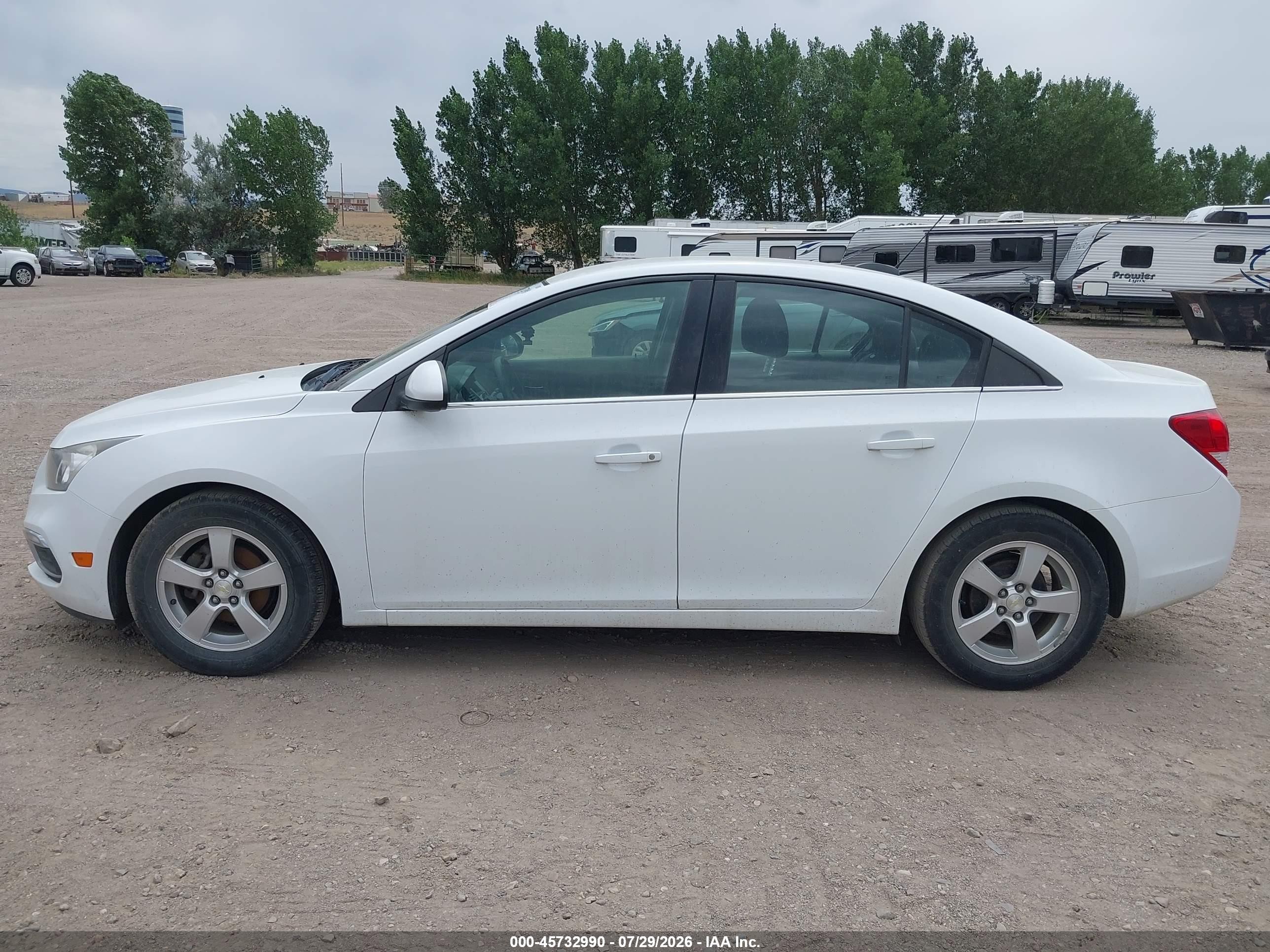 2015 Chevrolet Cruze 1lt Auto Белый vin: 1G1PC5SB3F7155846