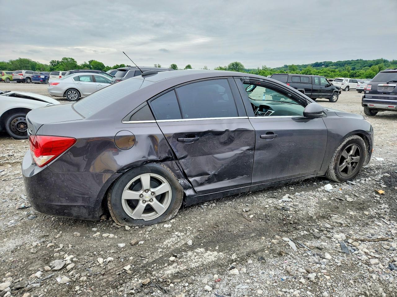 2015 Chevrolet Cruze Lt Gray vin: 1G1PC5SB3F7166538