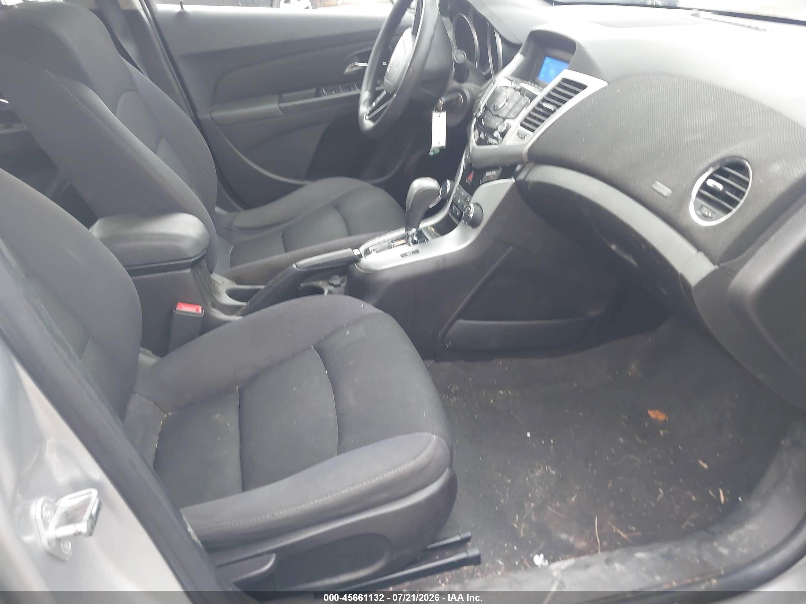 2015 Chevrolet Cruze 1lt Auto Silver vin: 1G1PC5SB3F7181895