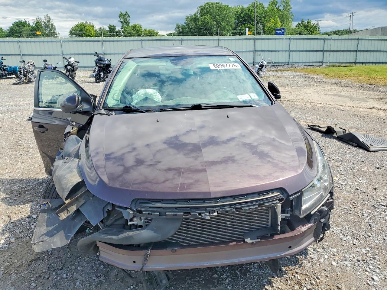 2015 Chevrolet Cruze Lt Purple vin: 1G1PC5SB3F7183131