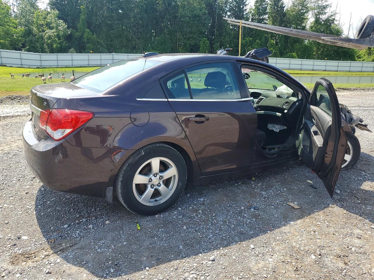 2015 Chevrolet Cruze Lt Purple vin: 1G1PC5SB3F7183131