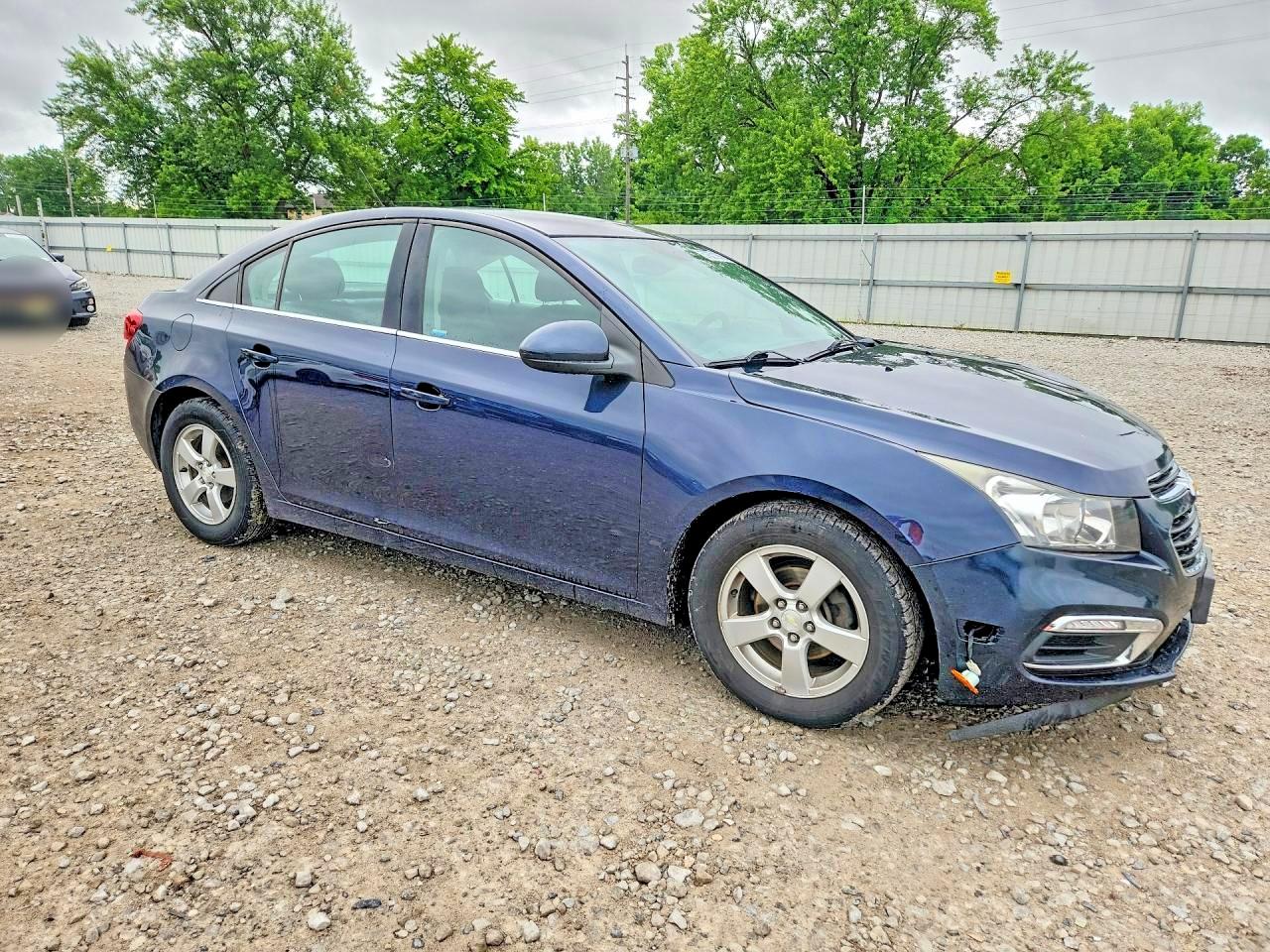 2015 Chevrolet Cruze Lt Blue vin: 1G1PC5SB3F7187762