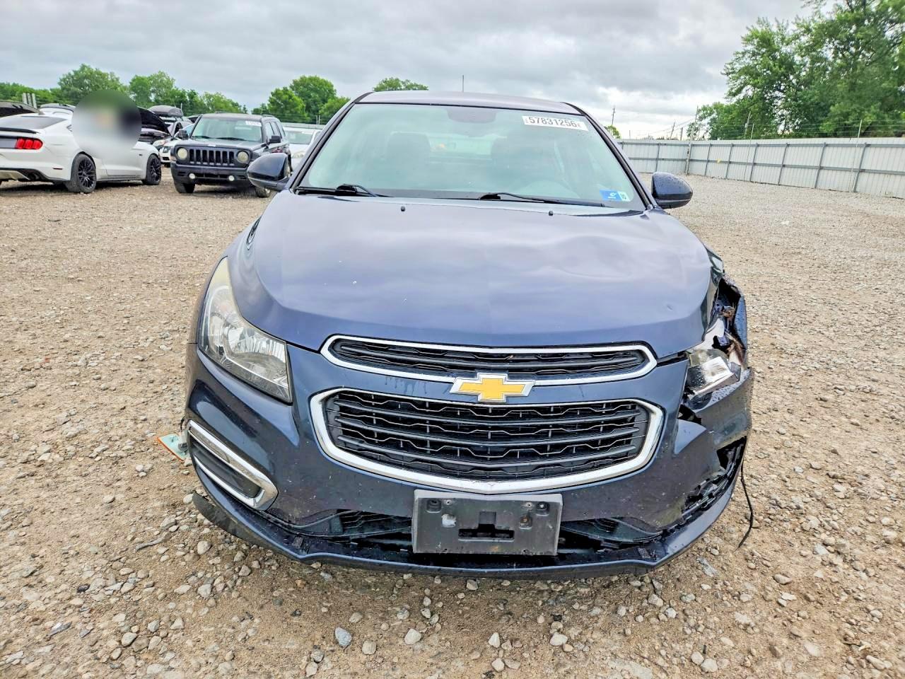 2015 Chevrolet Cruze Lt Blue vin: 1G1PC5SB3F7187762