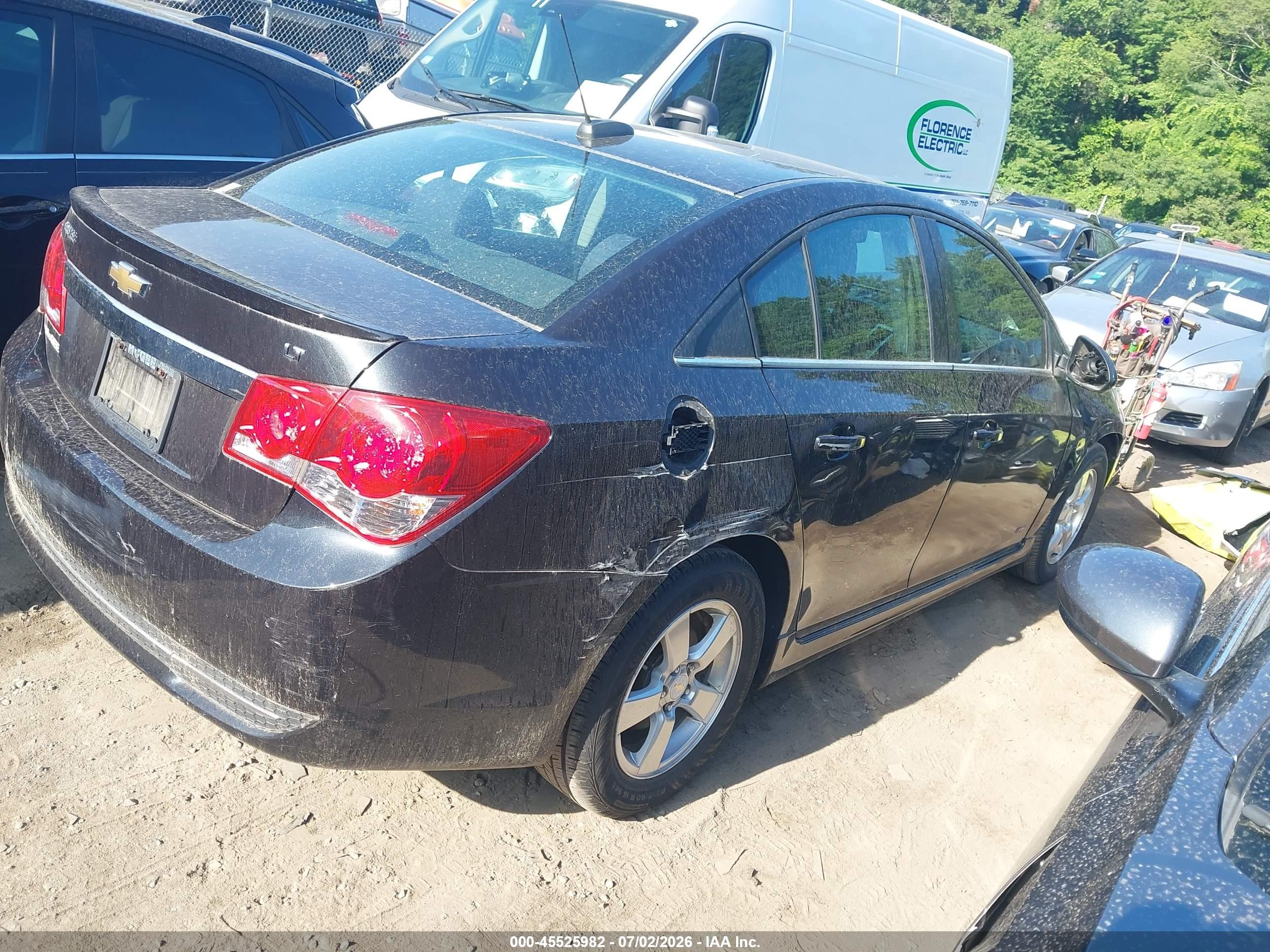 2015 Chevrolet Cruze 1lt Auto Black vin: 1G1PC5SB3F7188961