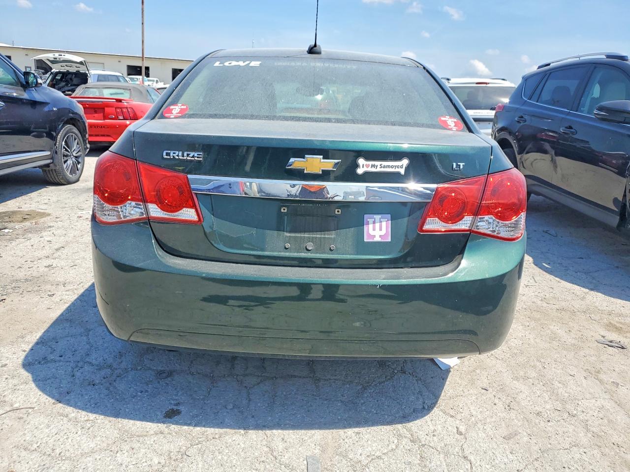 2015 Chevrolet Cruze Lt Green vin: 1G1PC5SB3F7200820