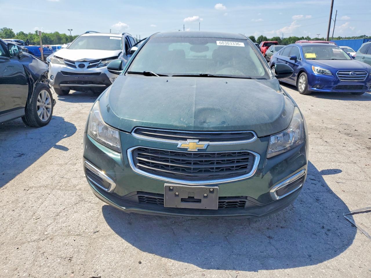 2015 Chevrolet Cruze Lt Green vin: 1G1PC5SB3F7200820
