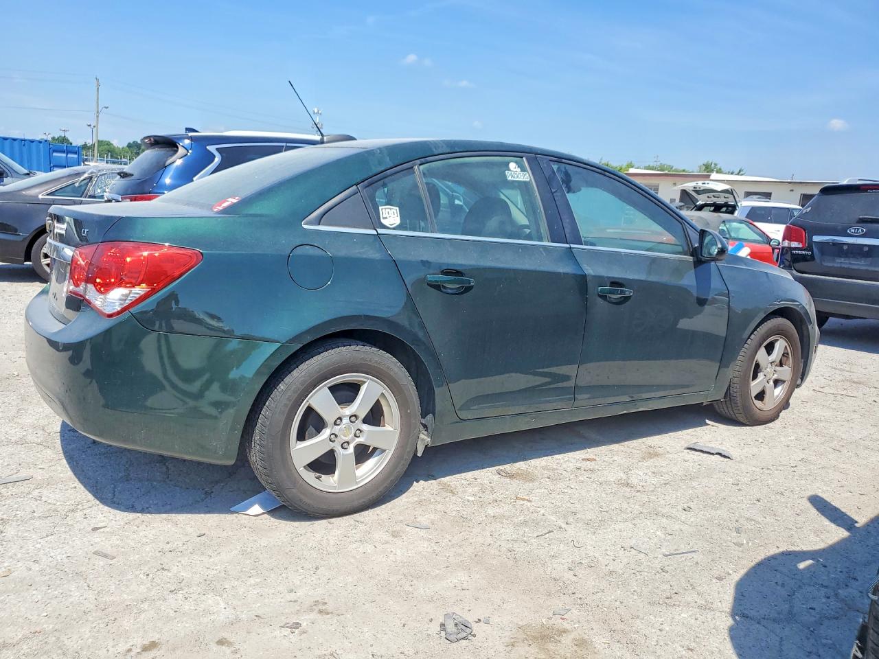 2015 Chevrolet Cruze Lt Green vin: 1G1PC5SB3F7200820