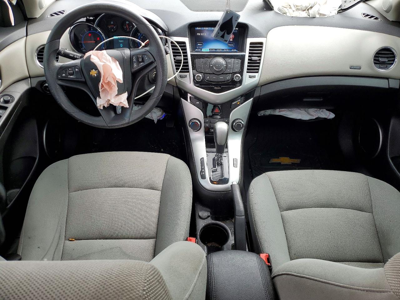 2015 Chevrolet Cruze Lt White vin: 1G1PC5SB3F7202311