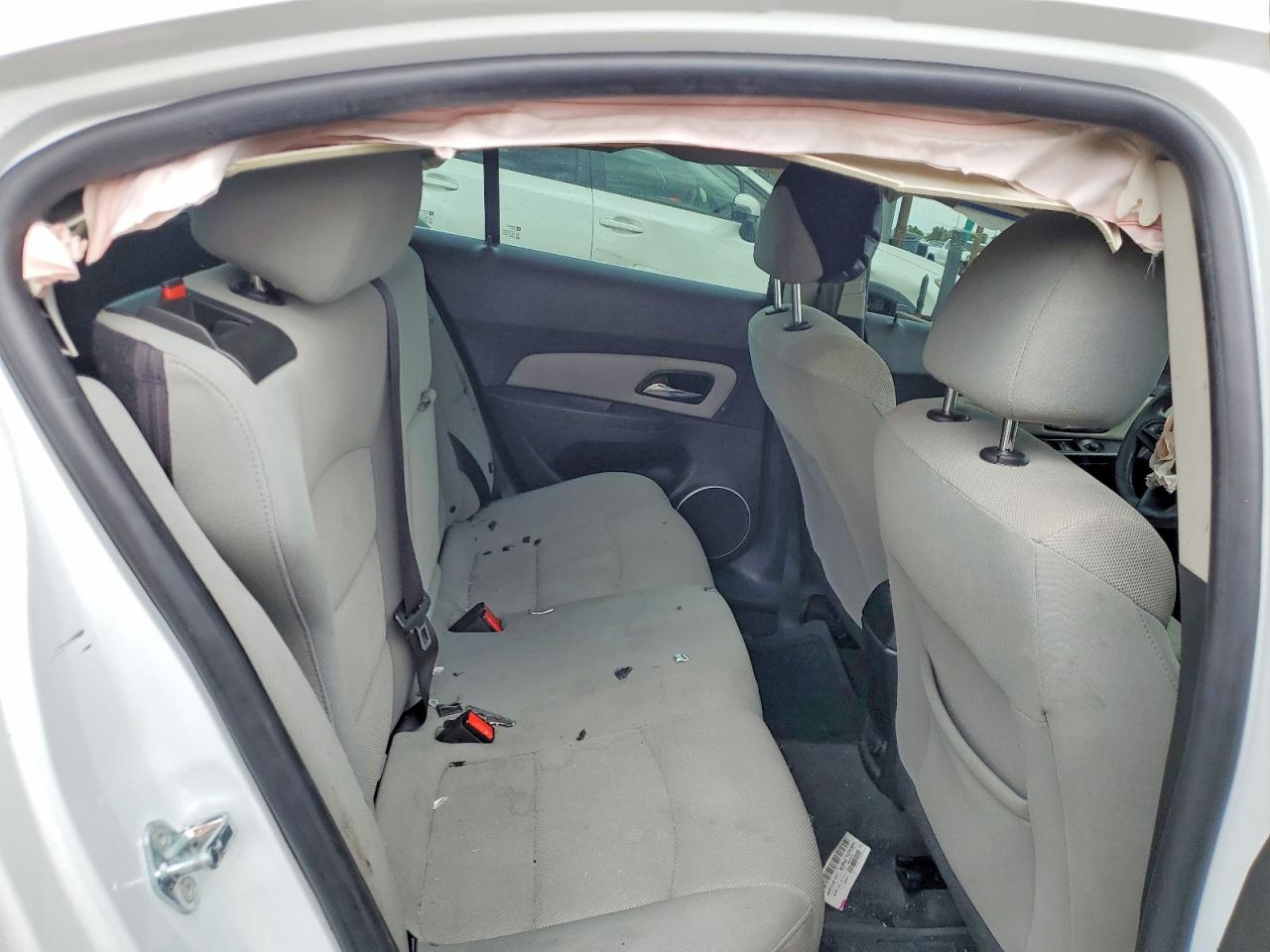 2015 Chevrolet Cruze Lt White vin: 1G1PC5SB3F7202311