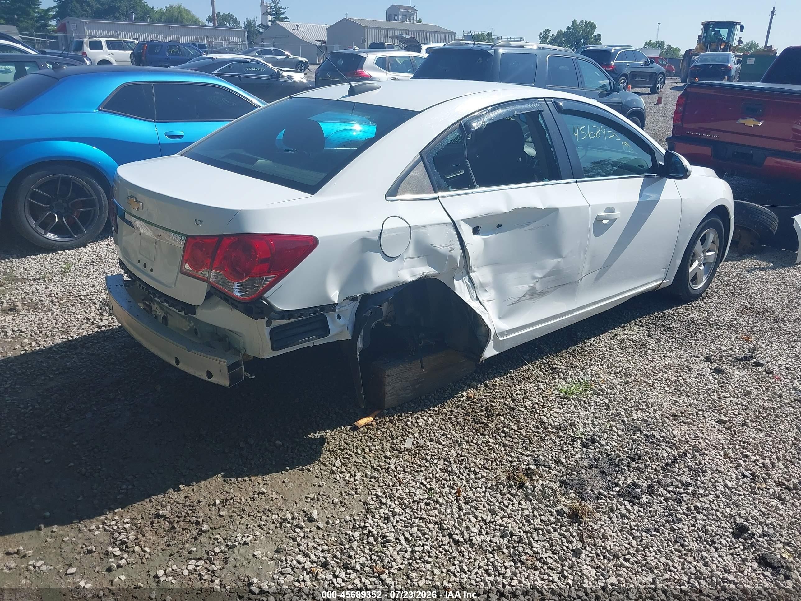 2015 Chevrolet Cruze 1lt Auto White vin: 1G1PC5SB3F7208822