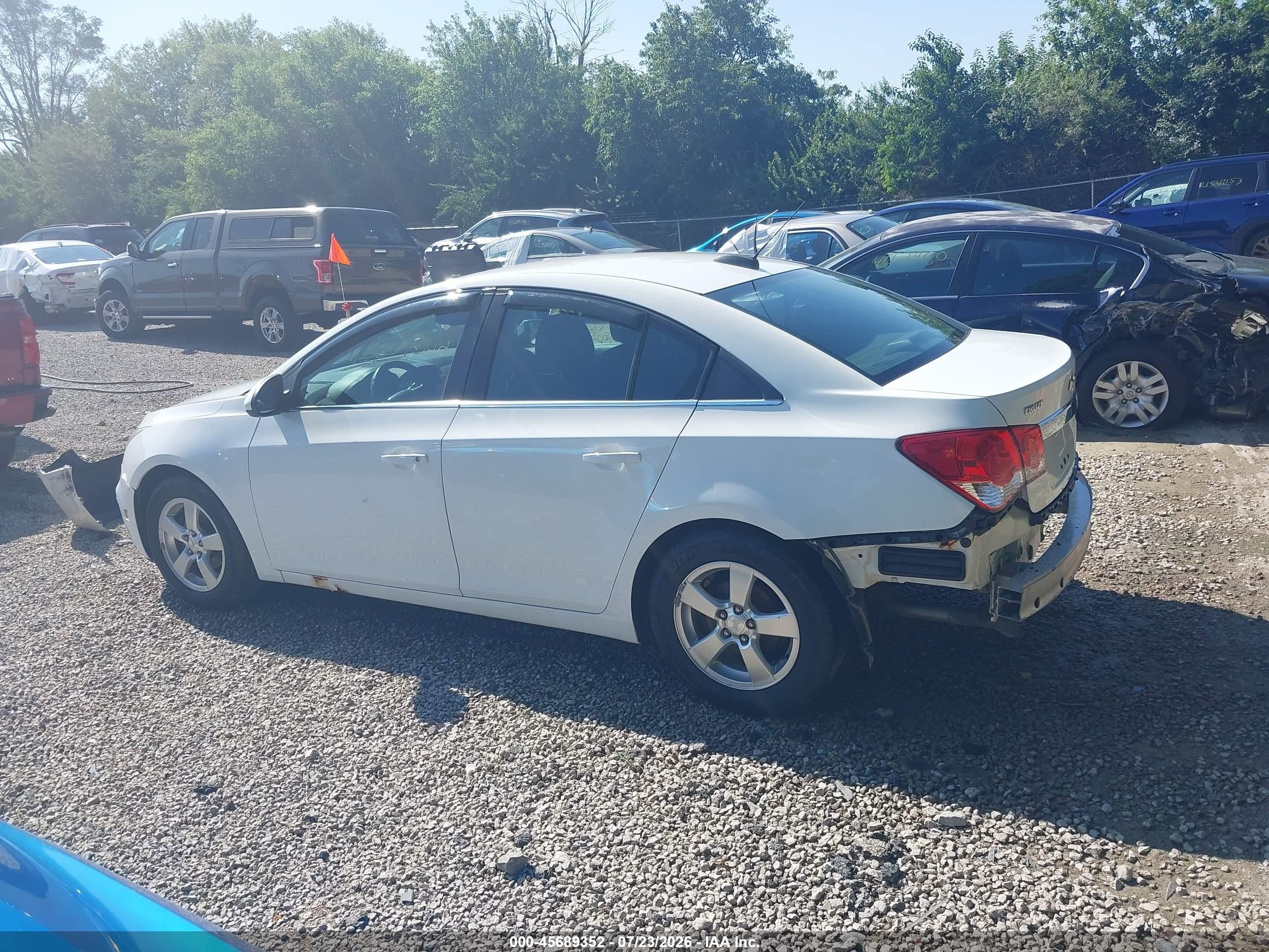2015 Chevrolet Cruze 1lt Auto White vin: 1G1PC5SB3F7208822