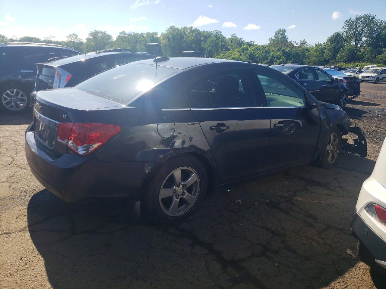 2015 Chevrolet Cruze Lt Blue vin: 1G1PC5SB3F7209615
