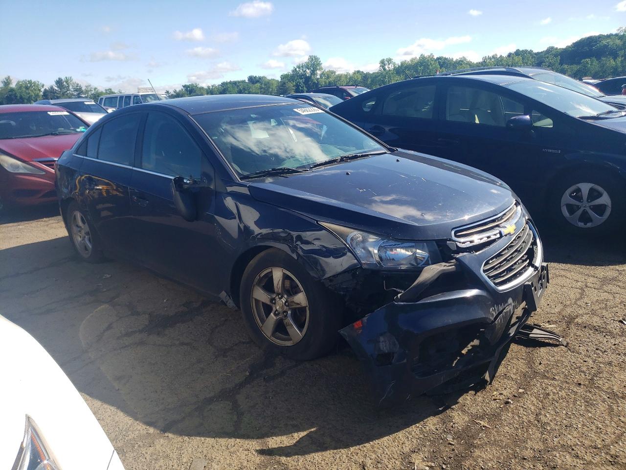 2015 Chevrolet Cruze Lt Blue vin: 1G1PC5SB3F7209615