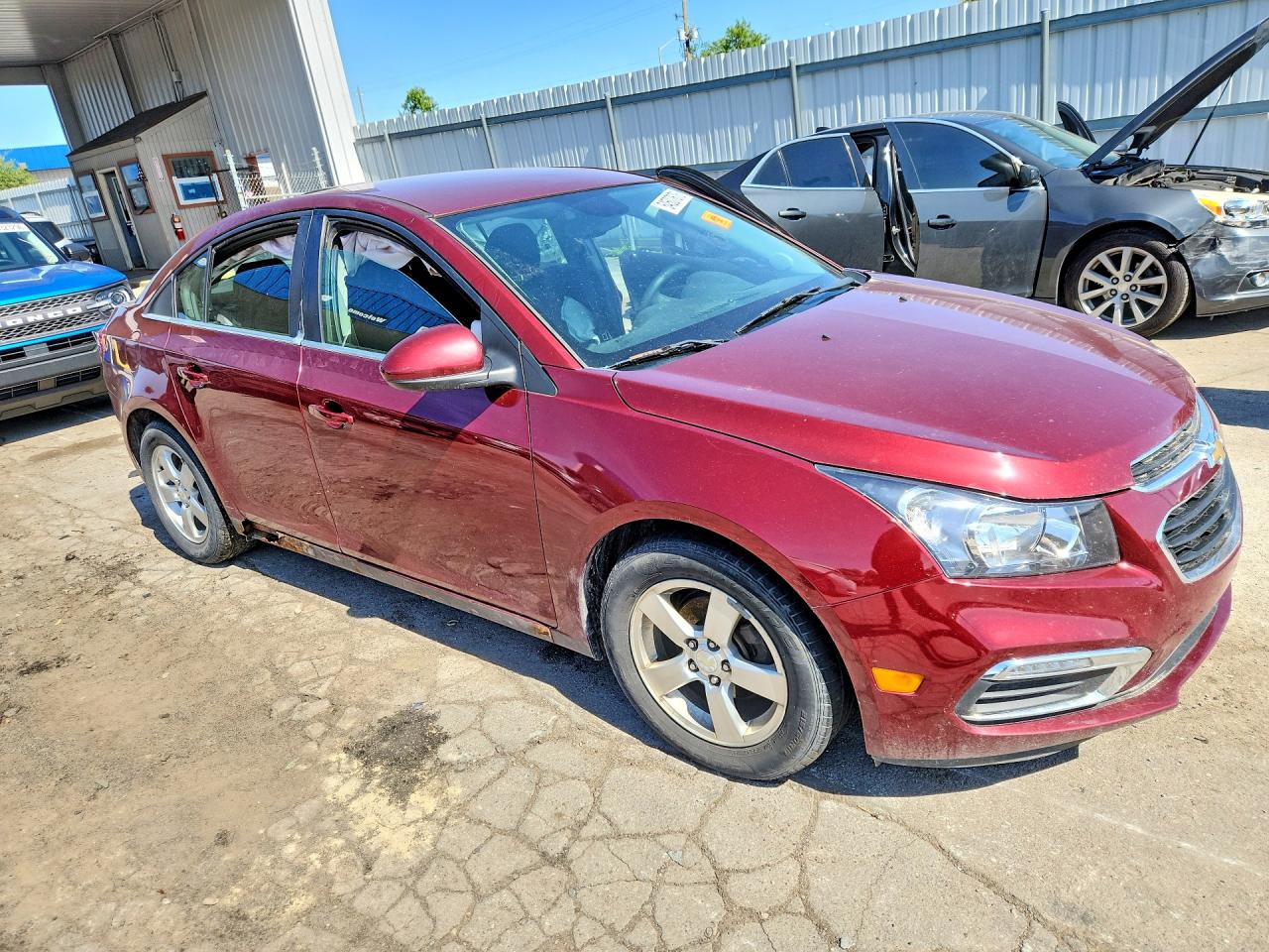 2015 Chevrolet Cruze Lt Red vin: 1G1PC5SB3F7225846